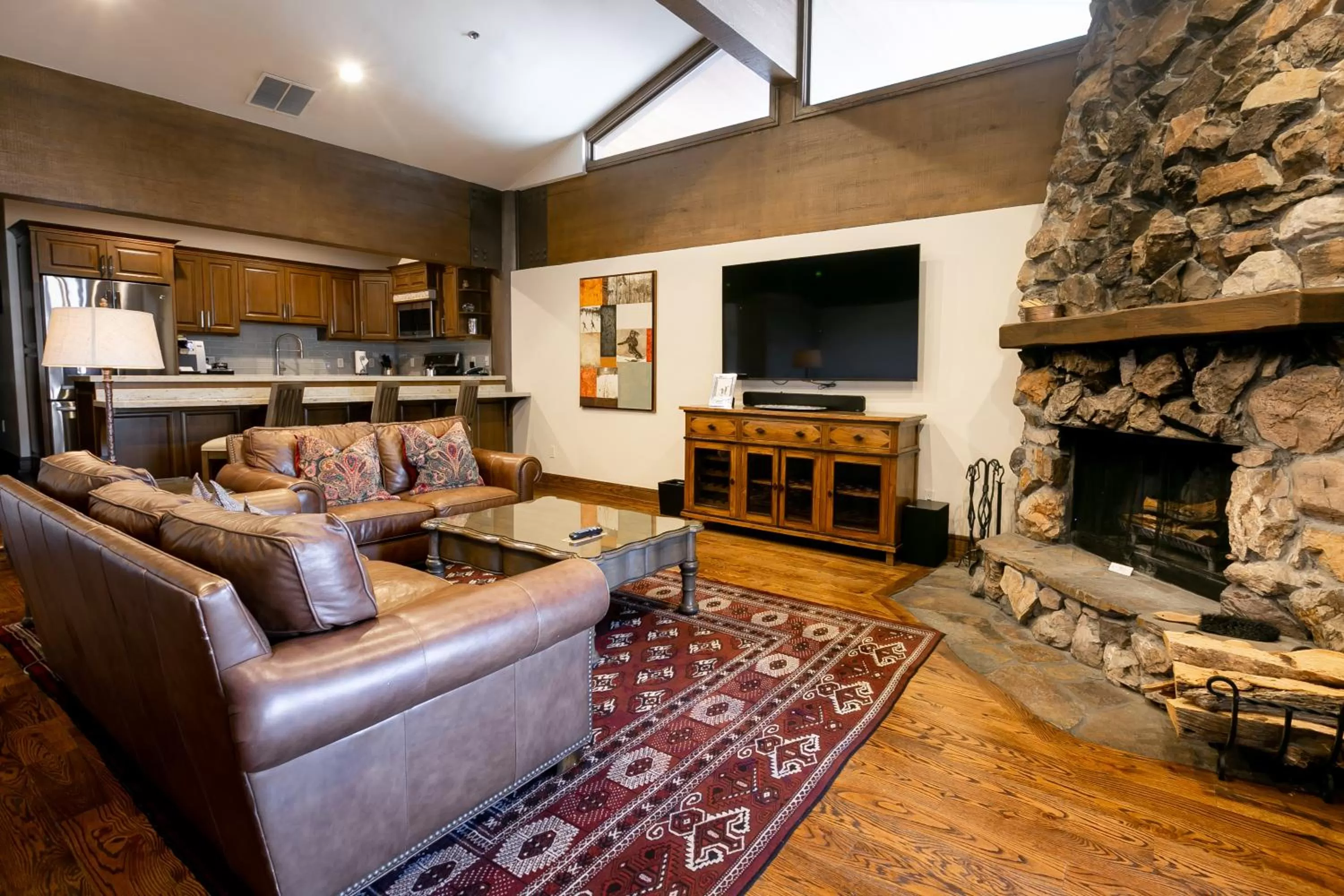 Living room in Stein Eriksen Lodge Deer Valley