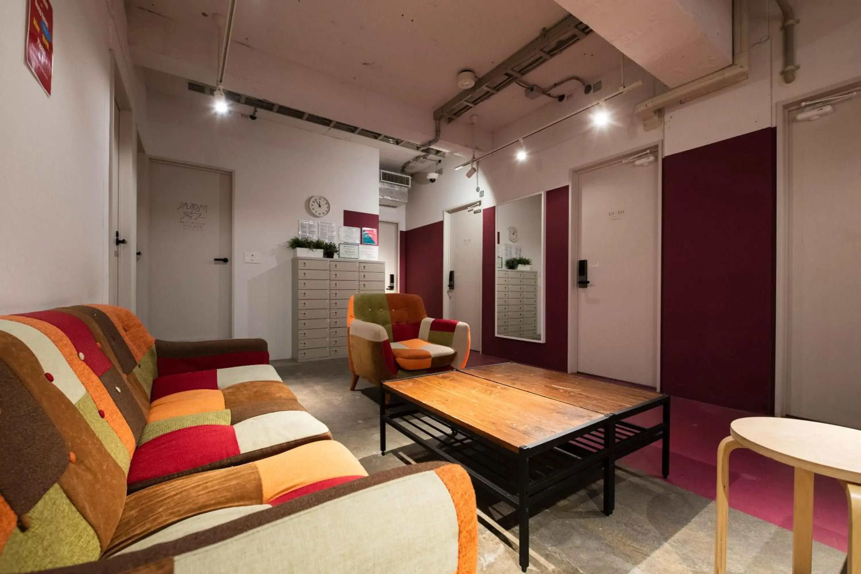 Communal lounge/ TV room, Seating Area in Imano Tokyo Hostel
