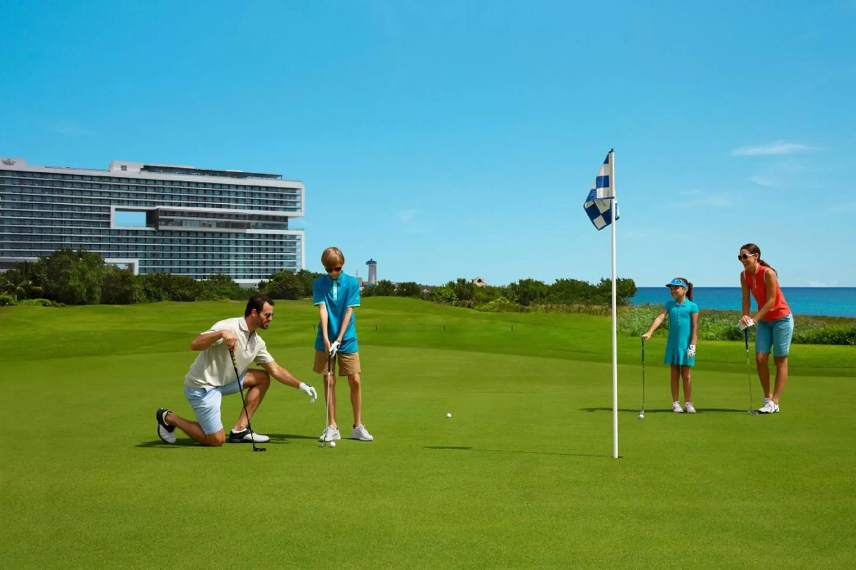 Golfcourse, Guests in Dreams Vista Cancun Golf & Spa Resort