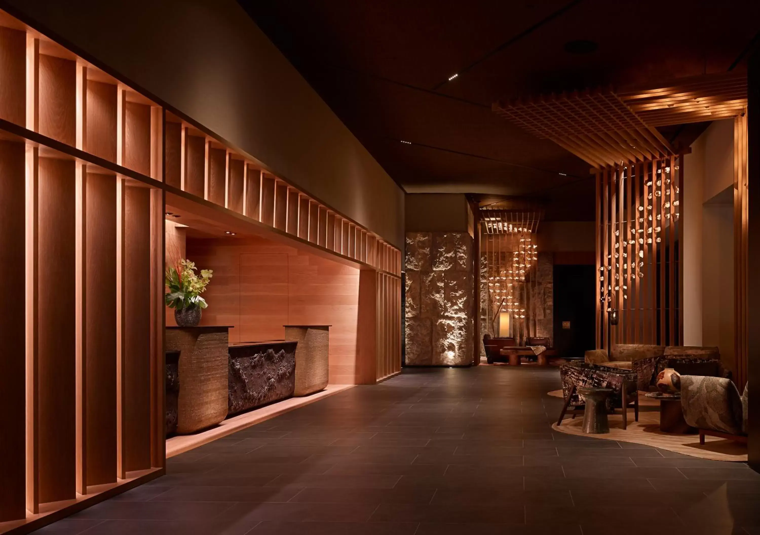 Living room, Lobby/Reception in Nobu Hotel Atlanta