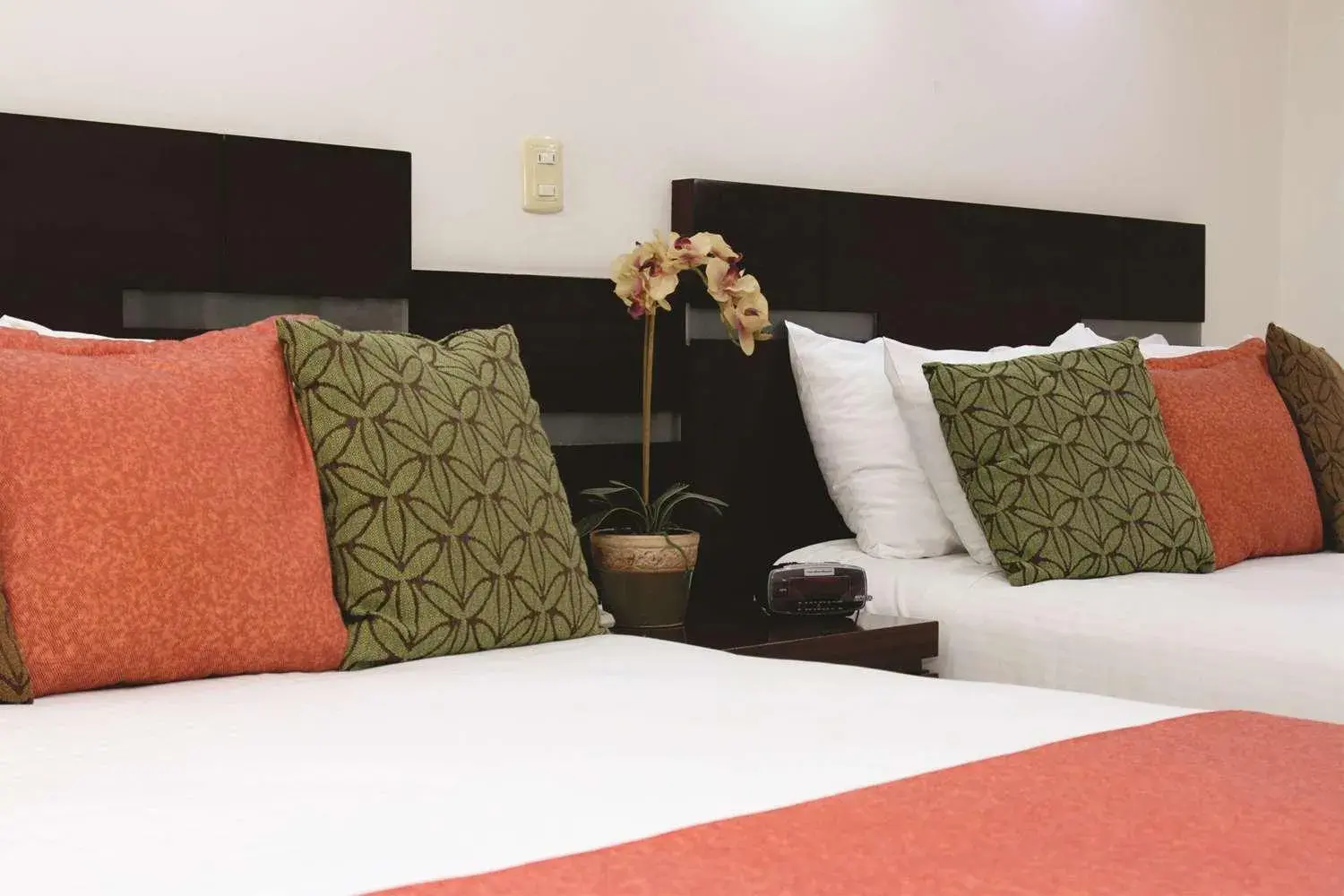 Decorative detail, Bed in Hotel Poza Rica Centro