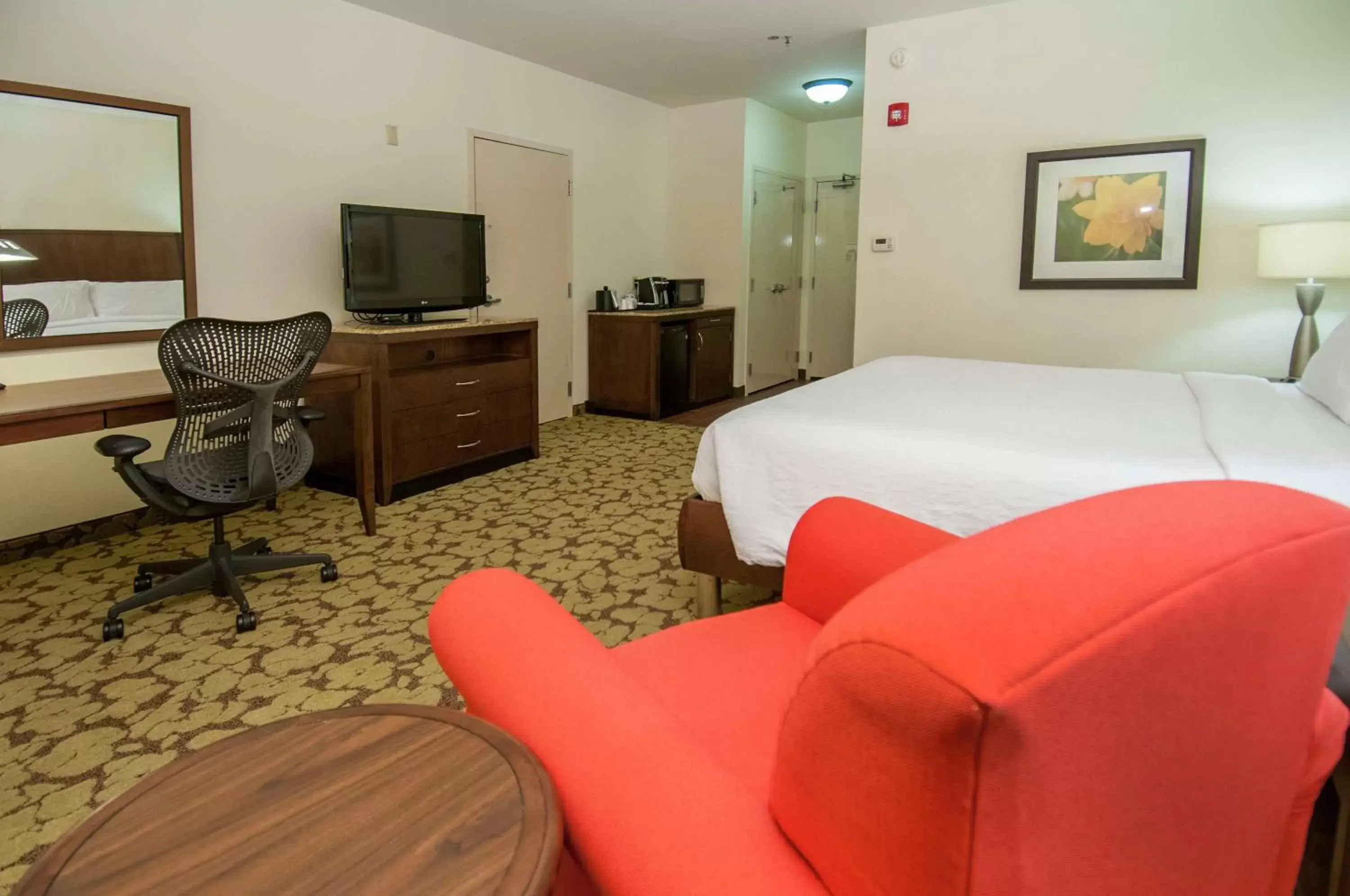 Bedroom, TV/Entertainment Center in Hilton Garden Inn New Orleans Airport