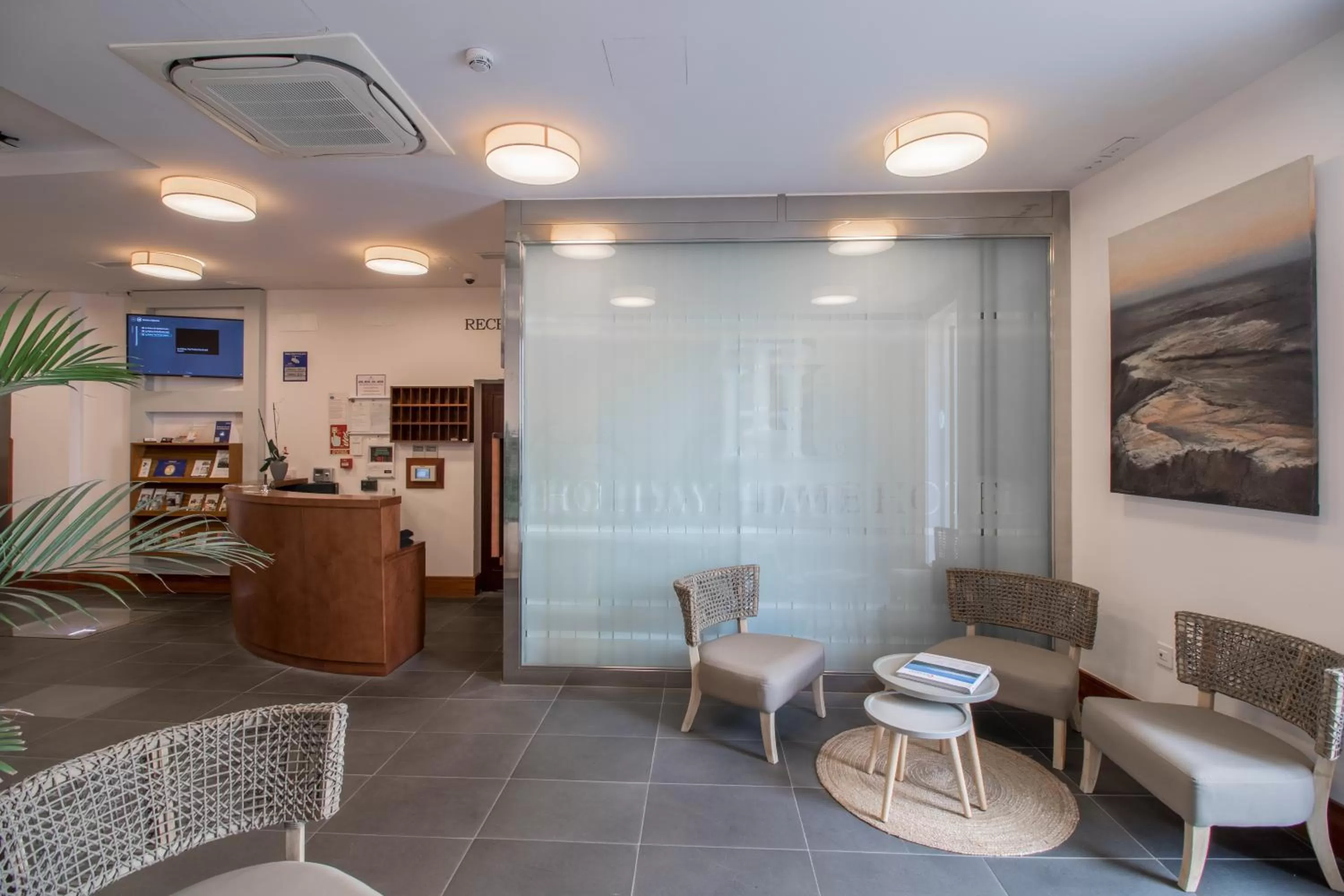 Lobby or reception in Hotel Emblemático Holiday Time