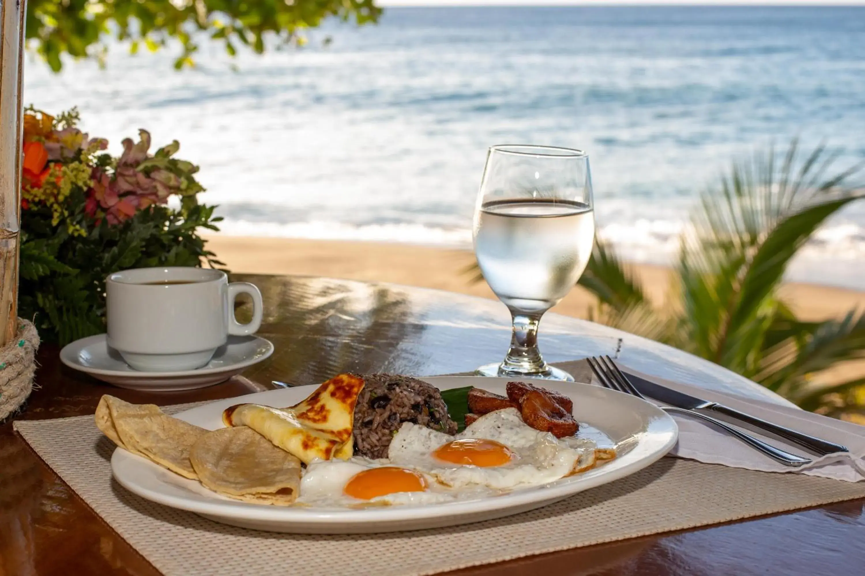 Breakfast in Tango Mar Beachfront Boutique Hotel & Villas