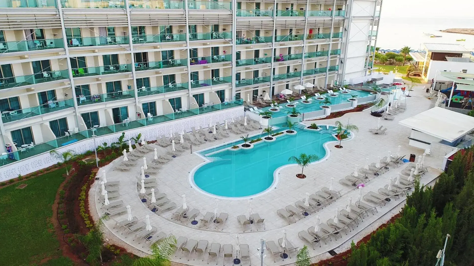 Pool View in Asterias Beach Hotel