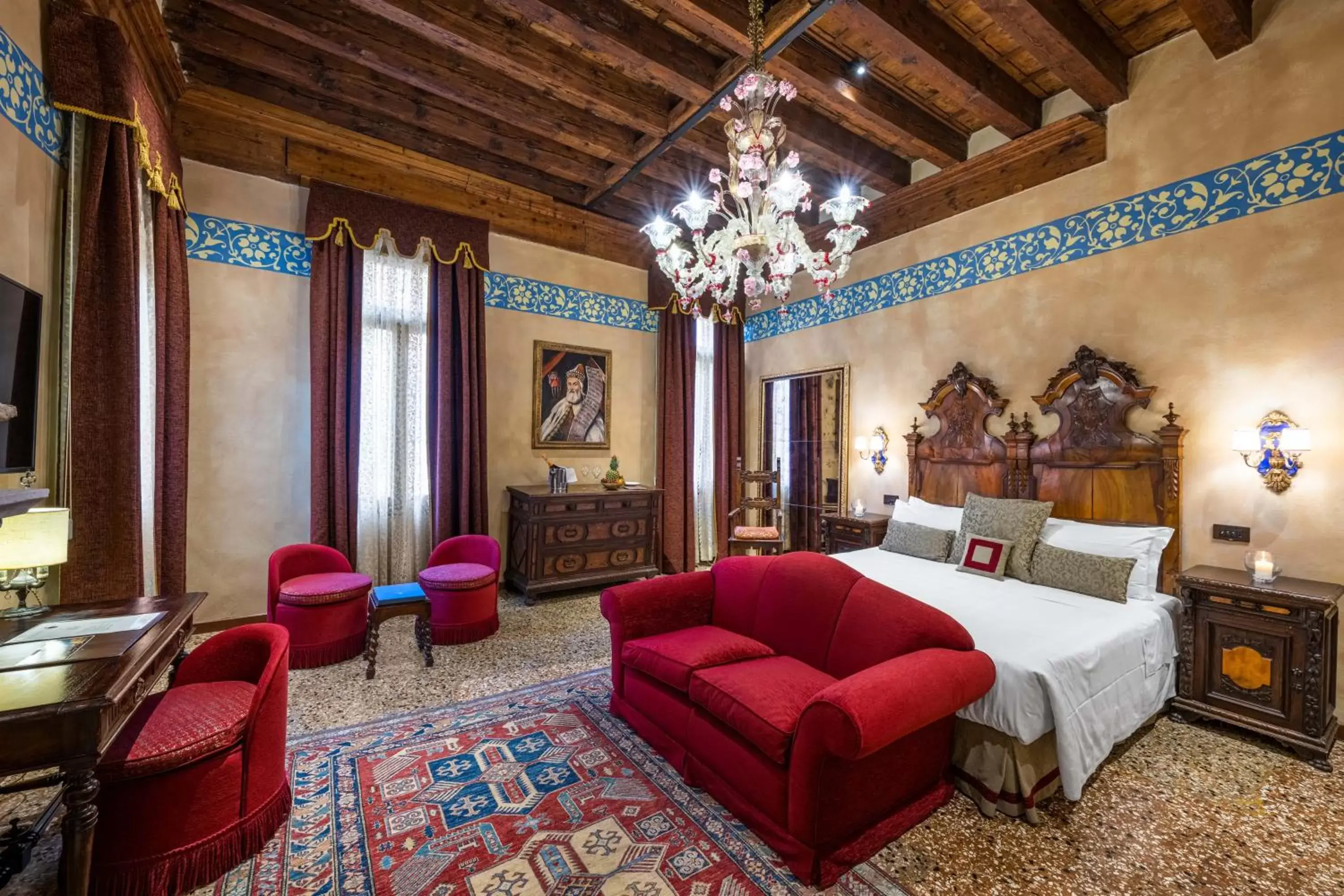 Bedroom, Seating Area in Hotel Palazzo Priuli