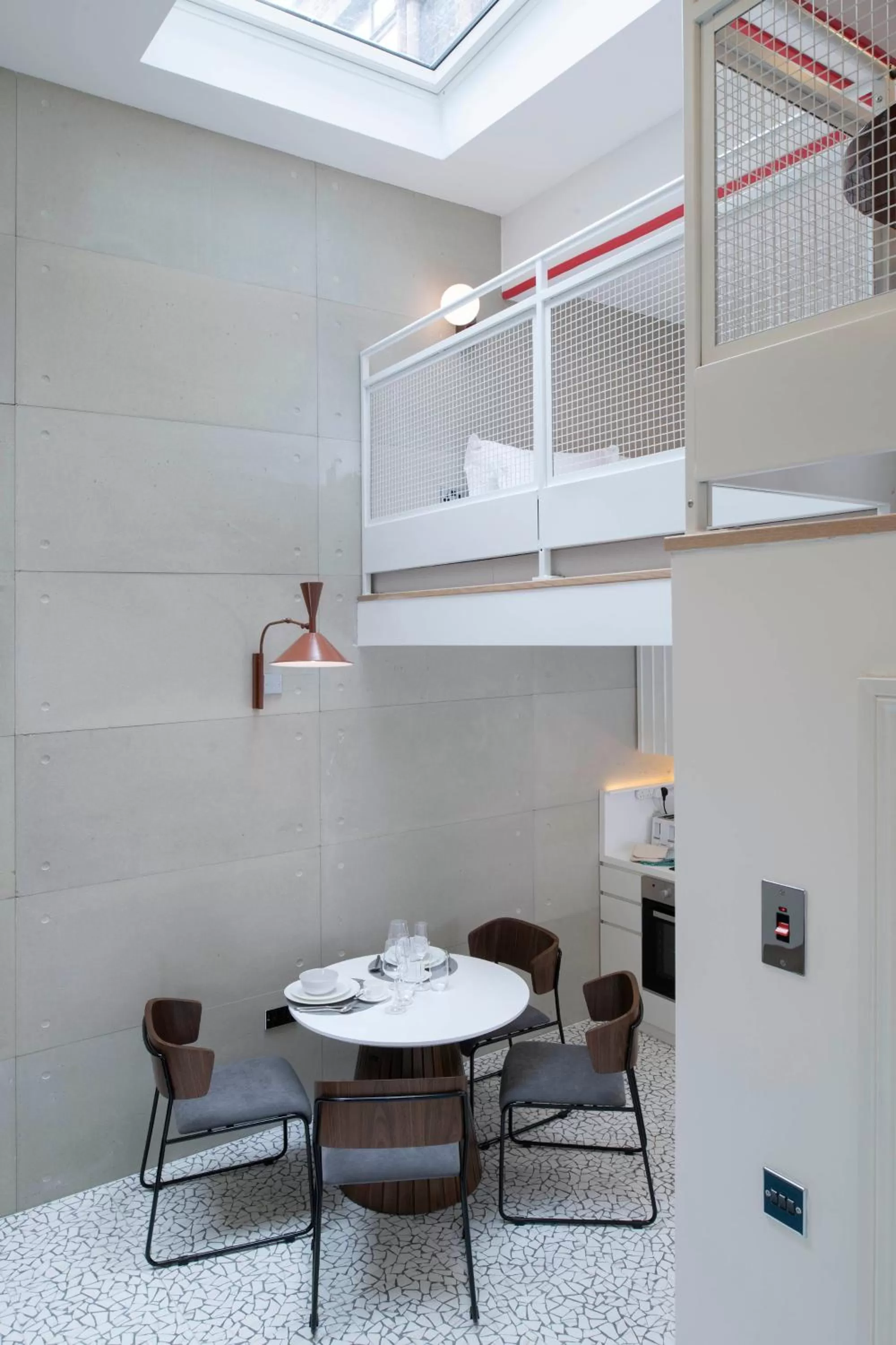 Dining area in Trueman Court Luxury Serviced Apartments