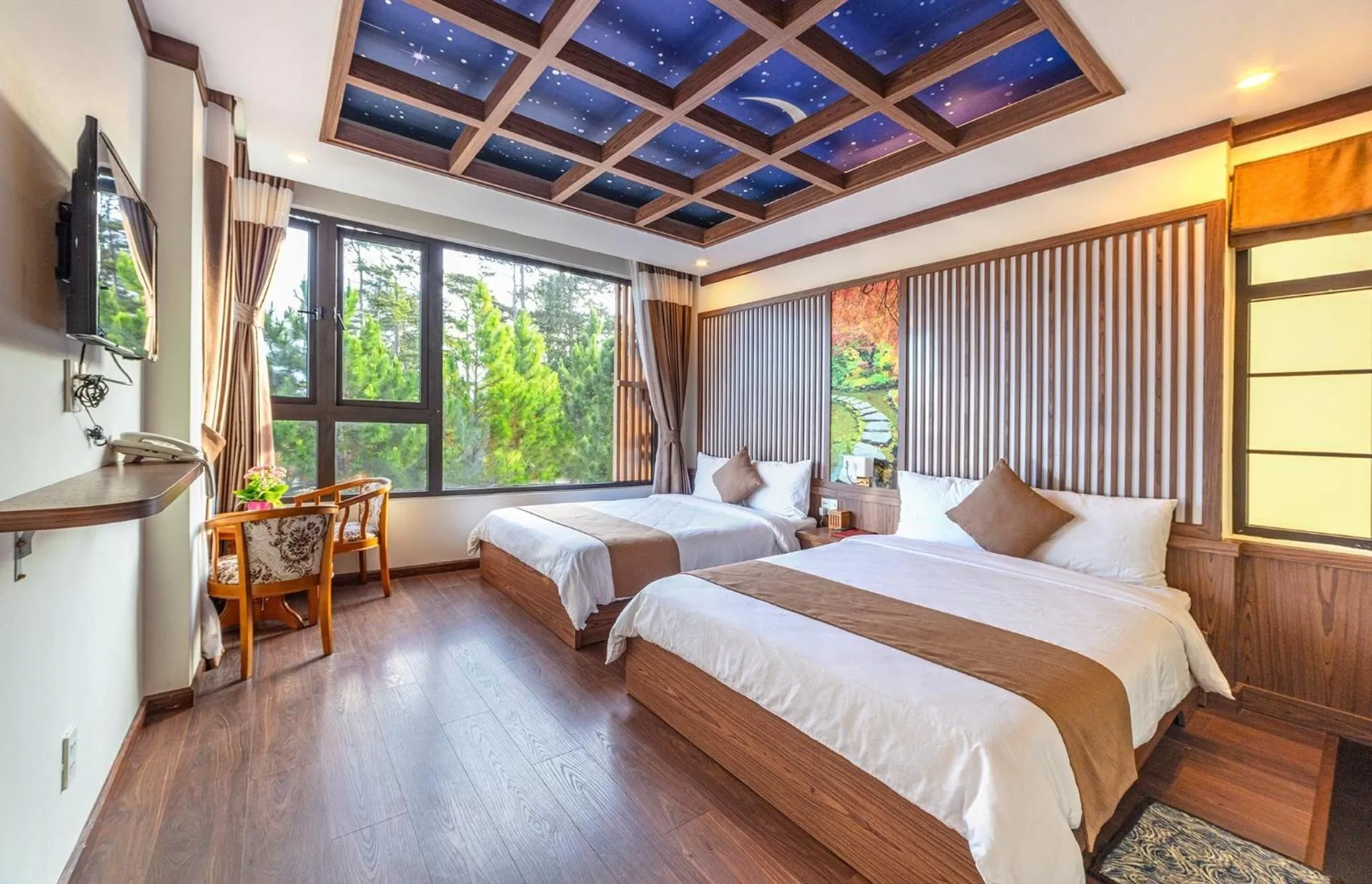 Photo of the whole room in Khai Ngoc Hotel