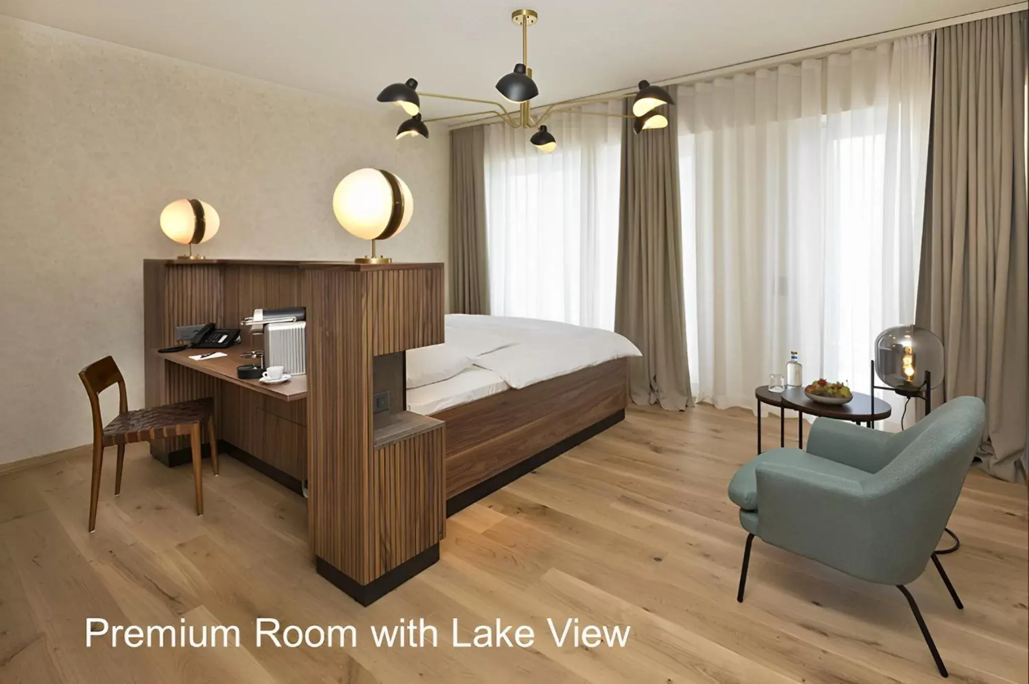 Bedroom, Bed in Hotel la Palma au Lac
