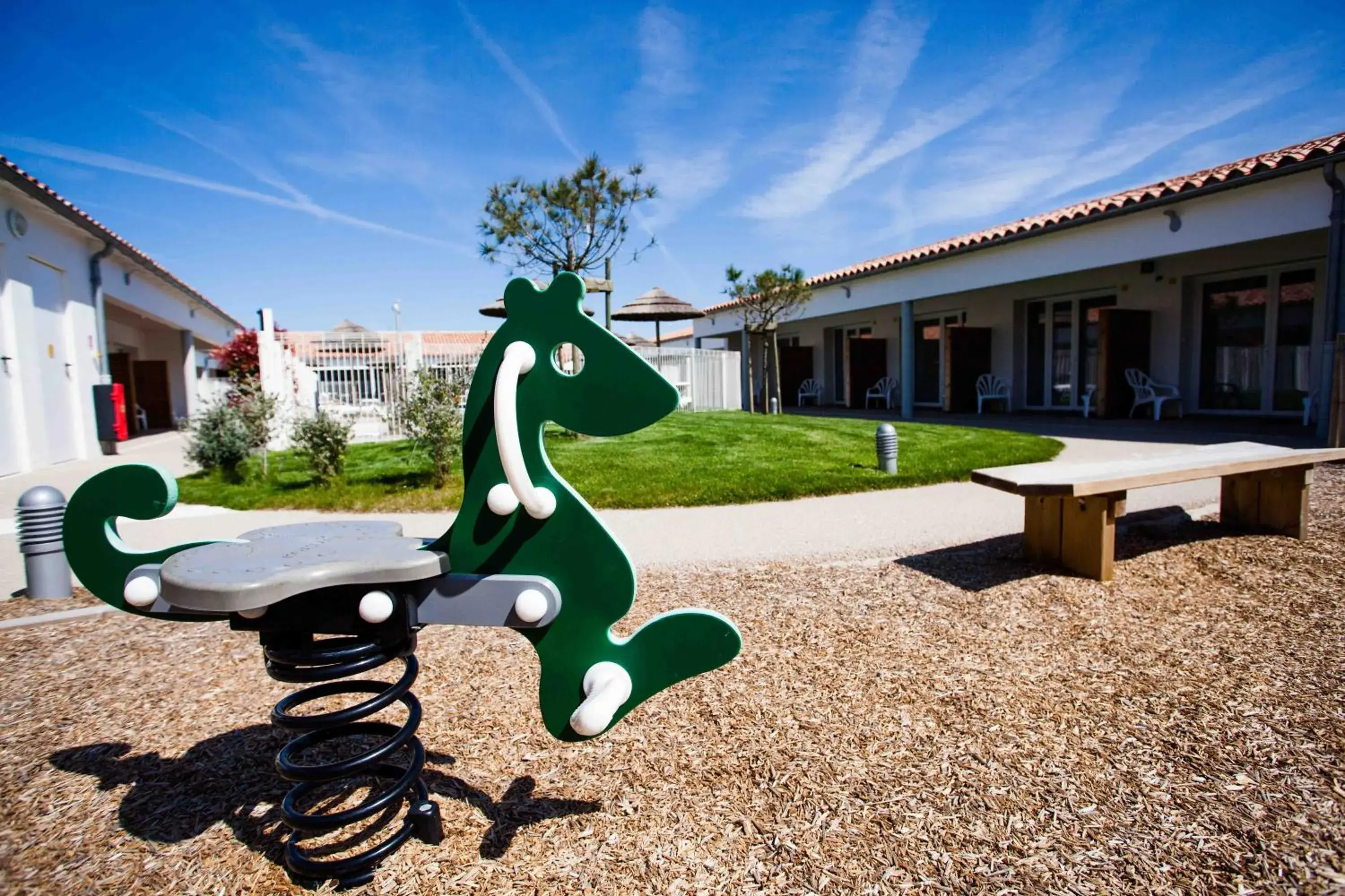 Children play ground, Property Building in Hotel de Re, The Originals Boutique