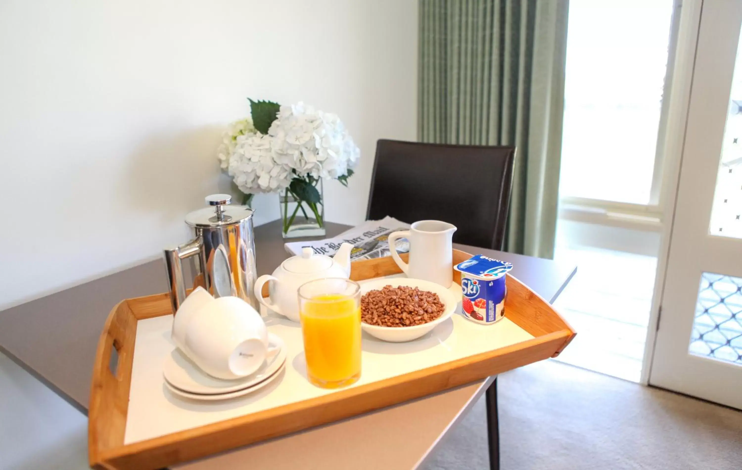 Continental breakfast in Golden Heritage Accommodation