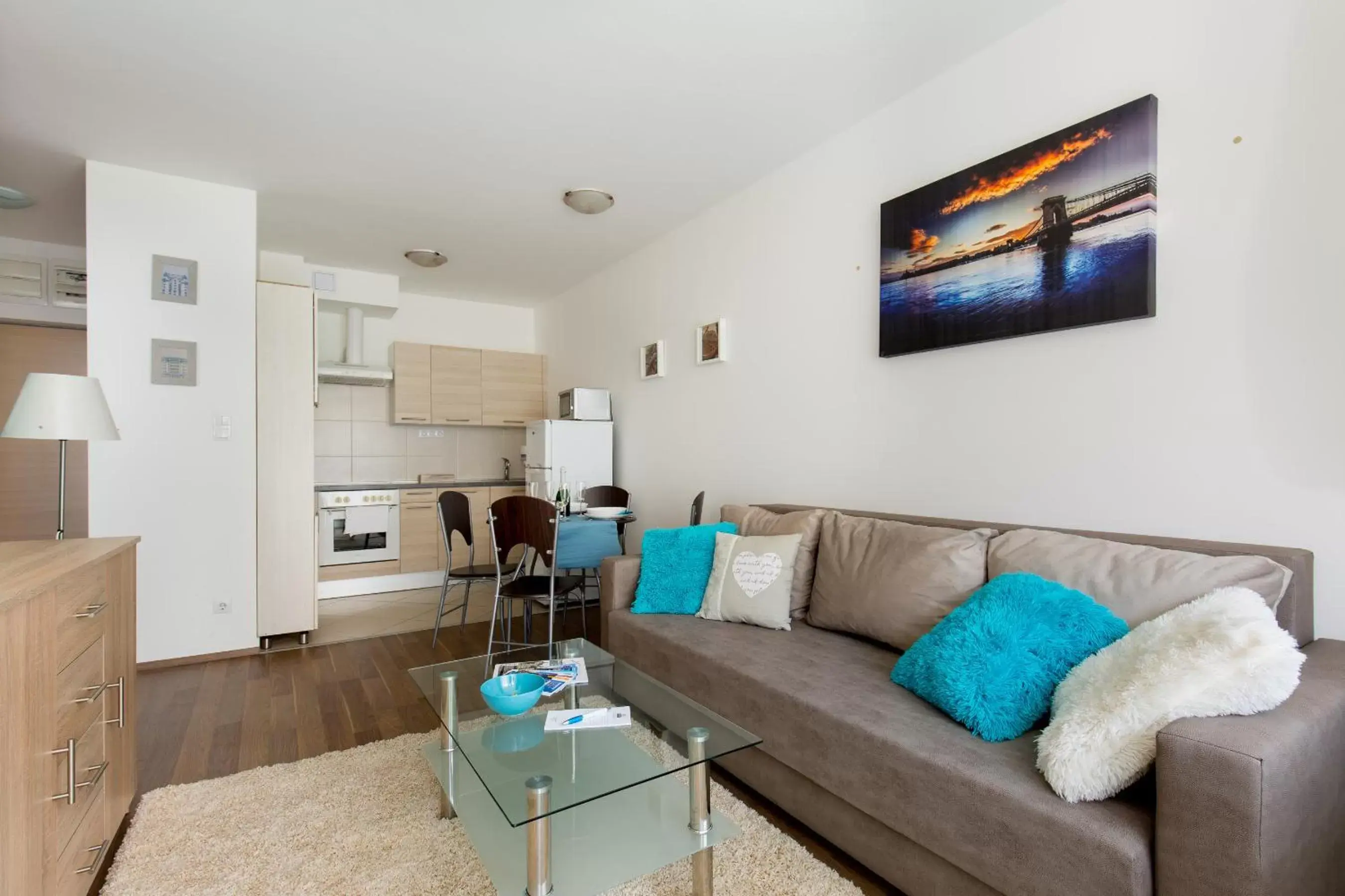 Living room, Seating Area in Sun Resort Apartments