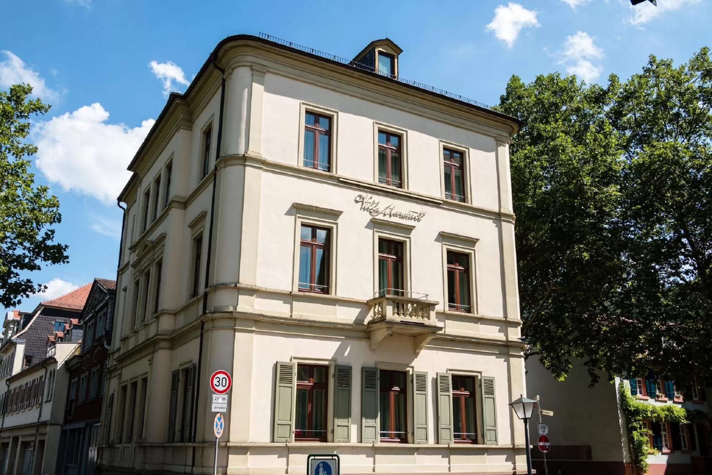 Property building in Hotel Villa Marstall