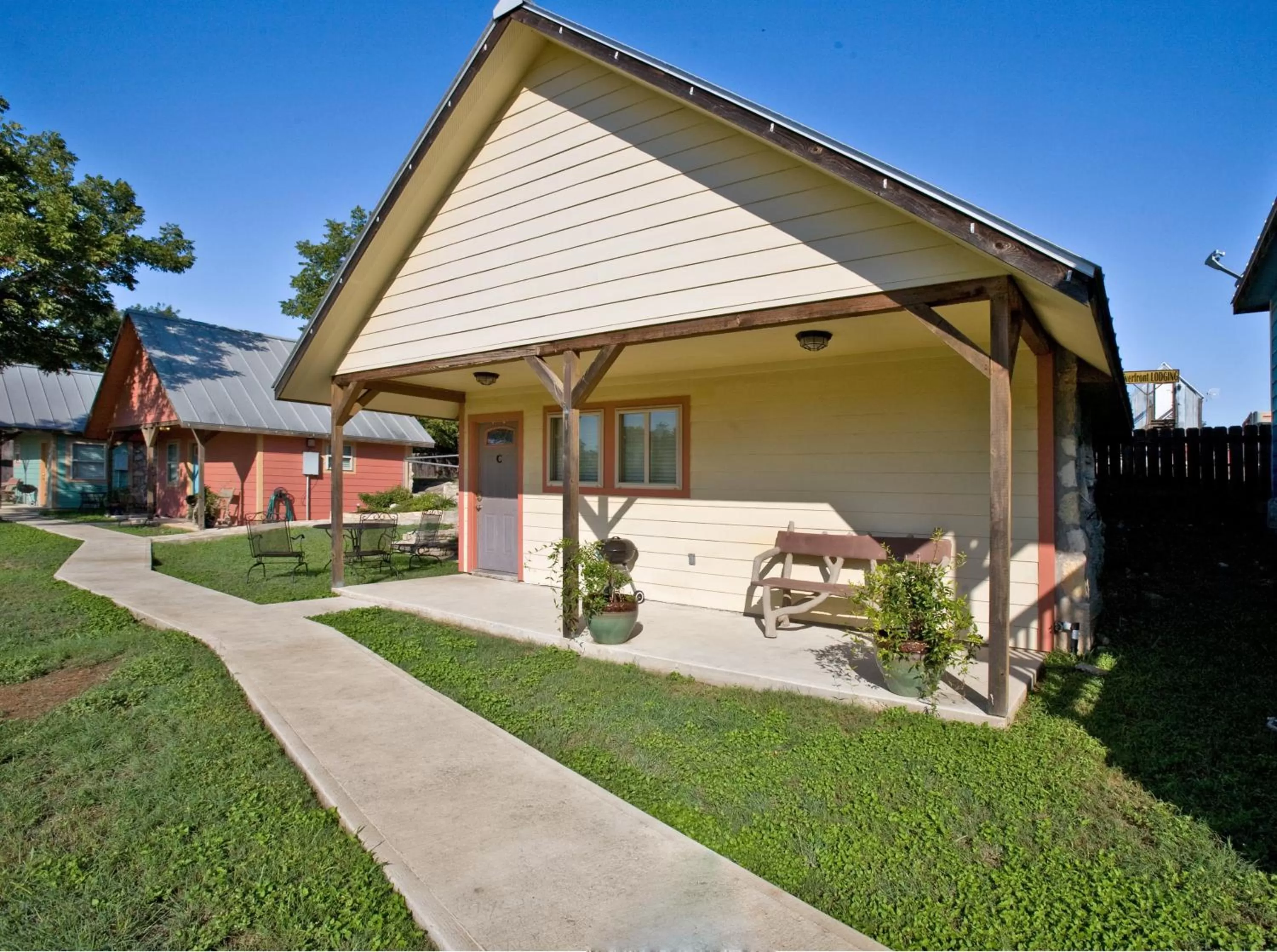 Property building in Blanco Riverside Cottages