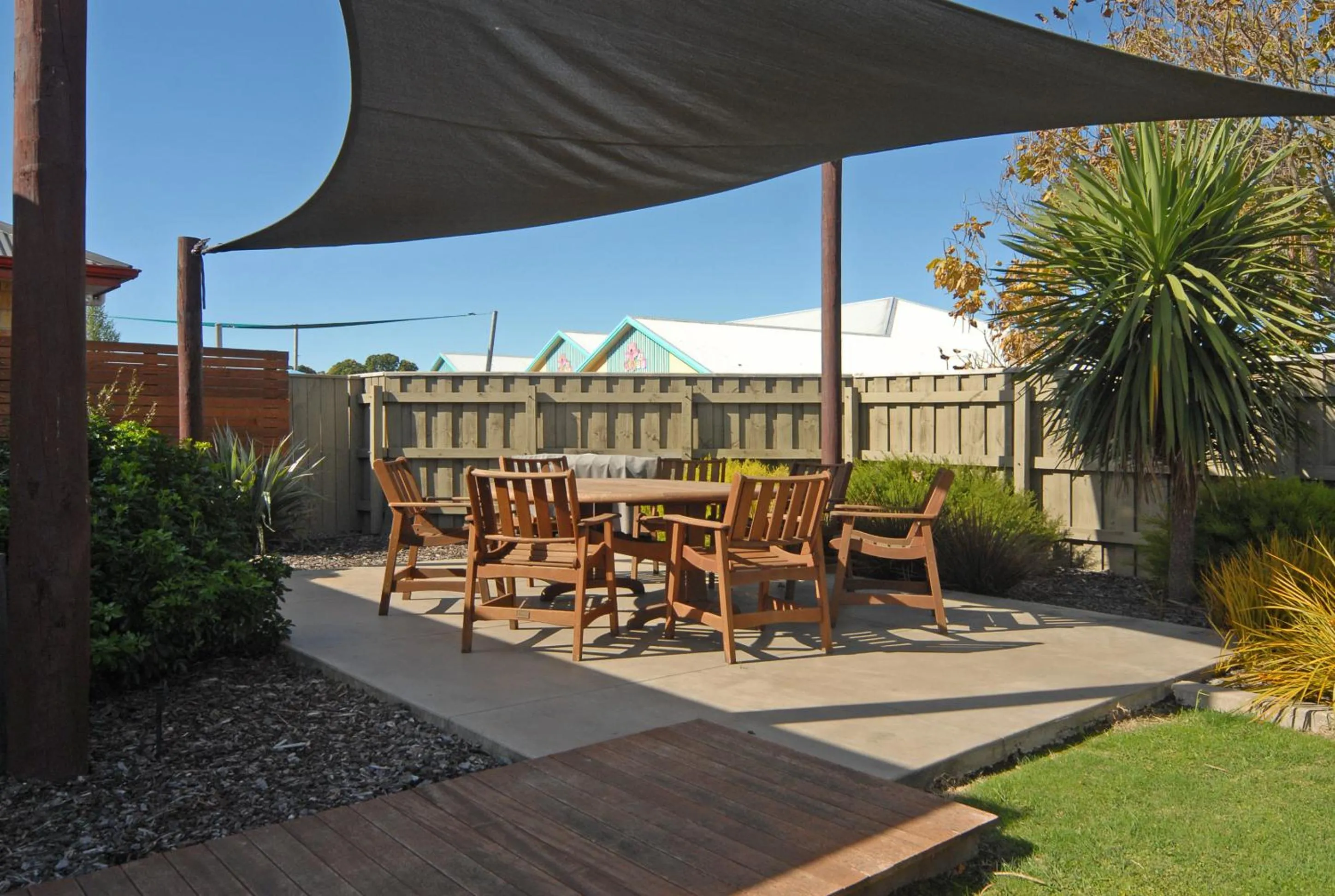 Patio in Omahu Motor Lodge