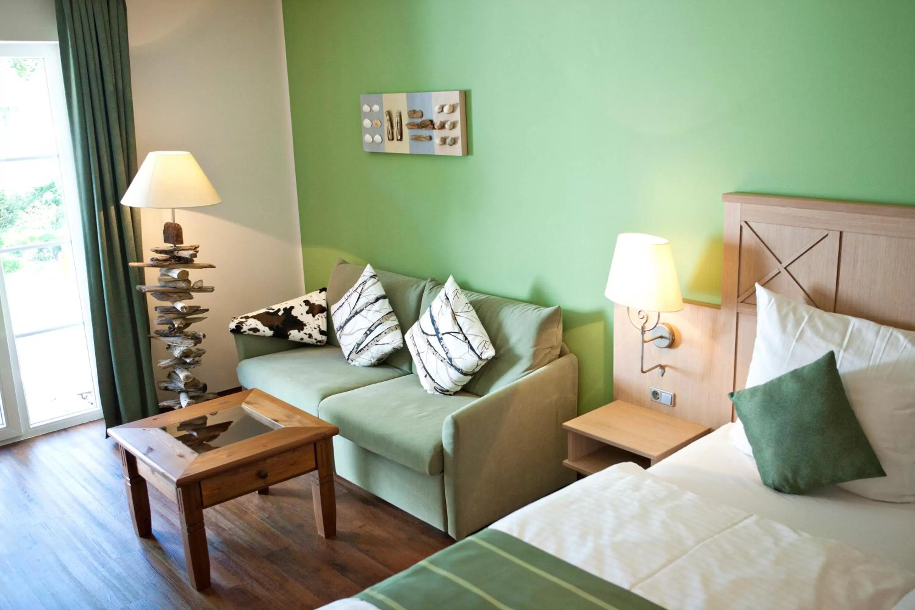 Seating area, Bed in Kathmeyers Landhaus Godewind