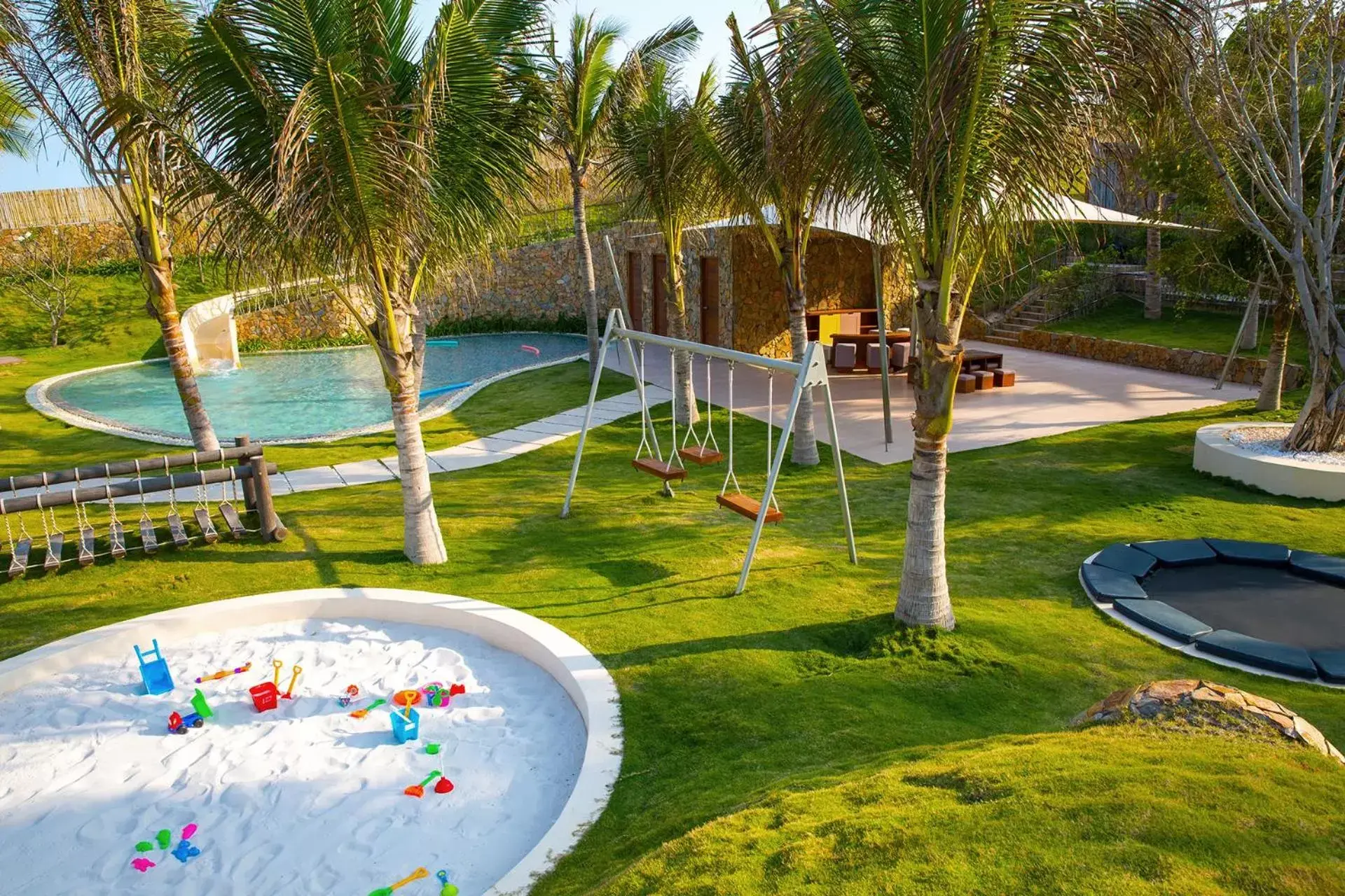 Children play ground in Fusion Resort Cam Ranh - All Spa Inclusive