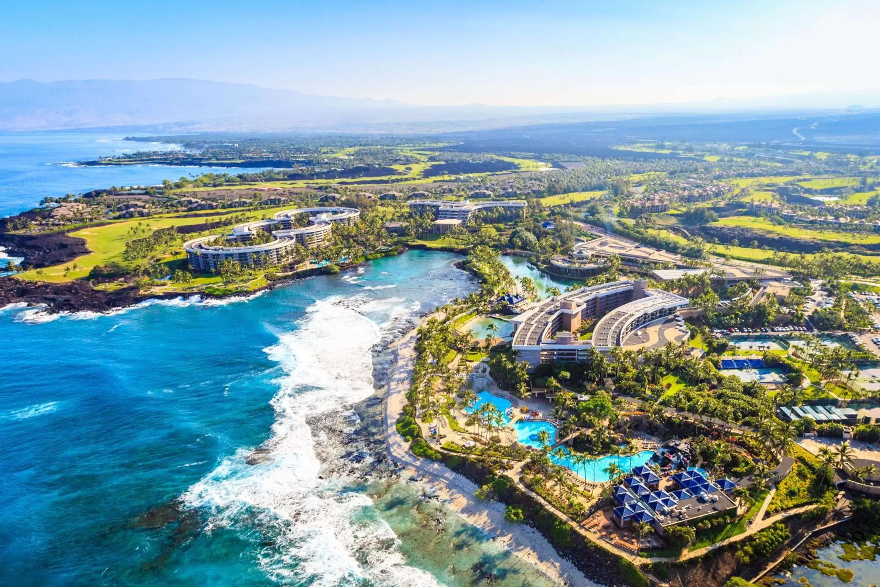 Property building, Bird's-eye View in Hilton Waikoloa Village