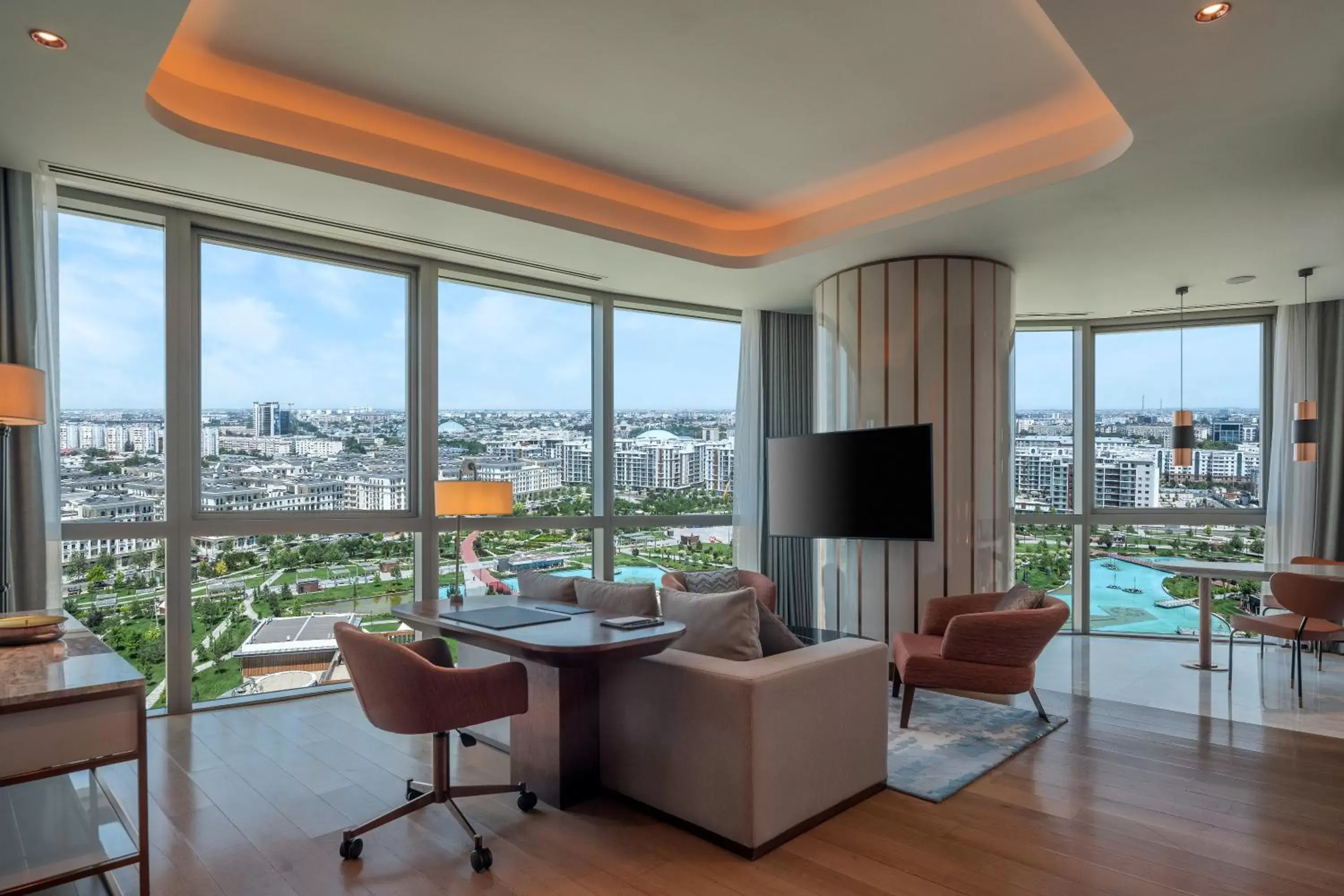 Seating area in Hilton Tashkent City