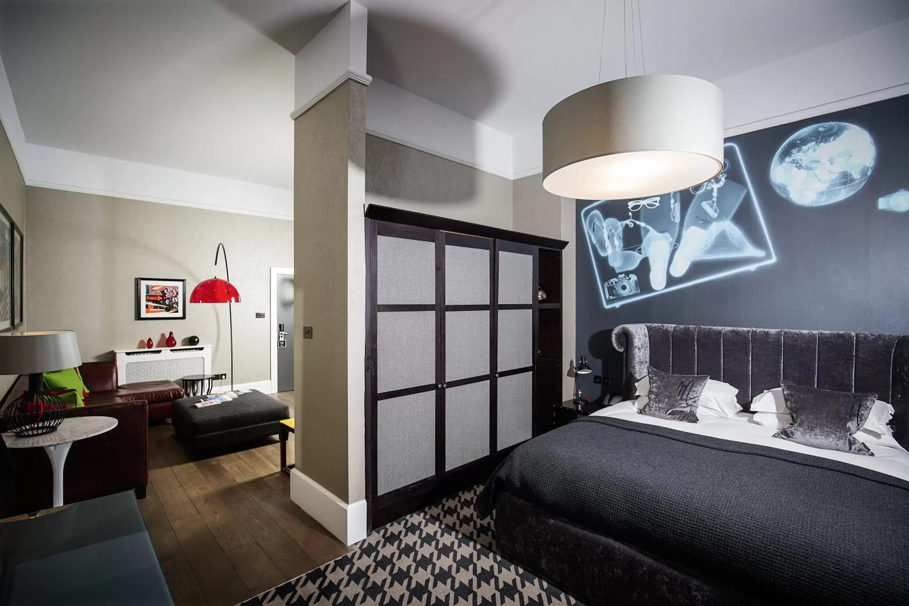 Bedroom, Bed in Malmaison Glasgow