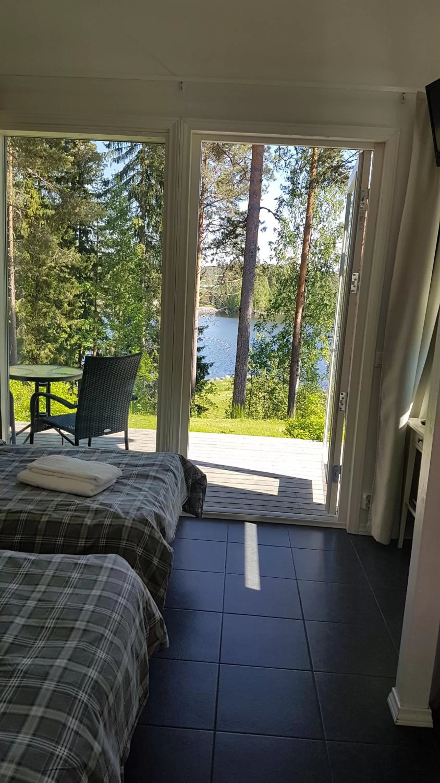 Patio, Bed in Varjola Holiday Center