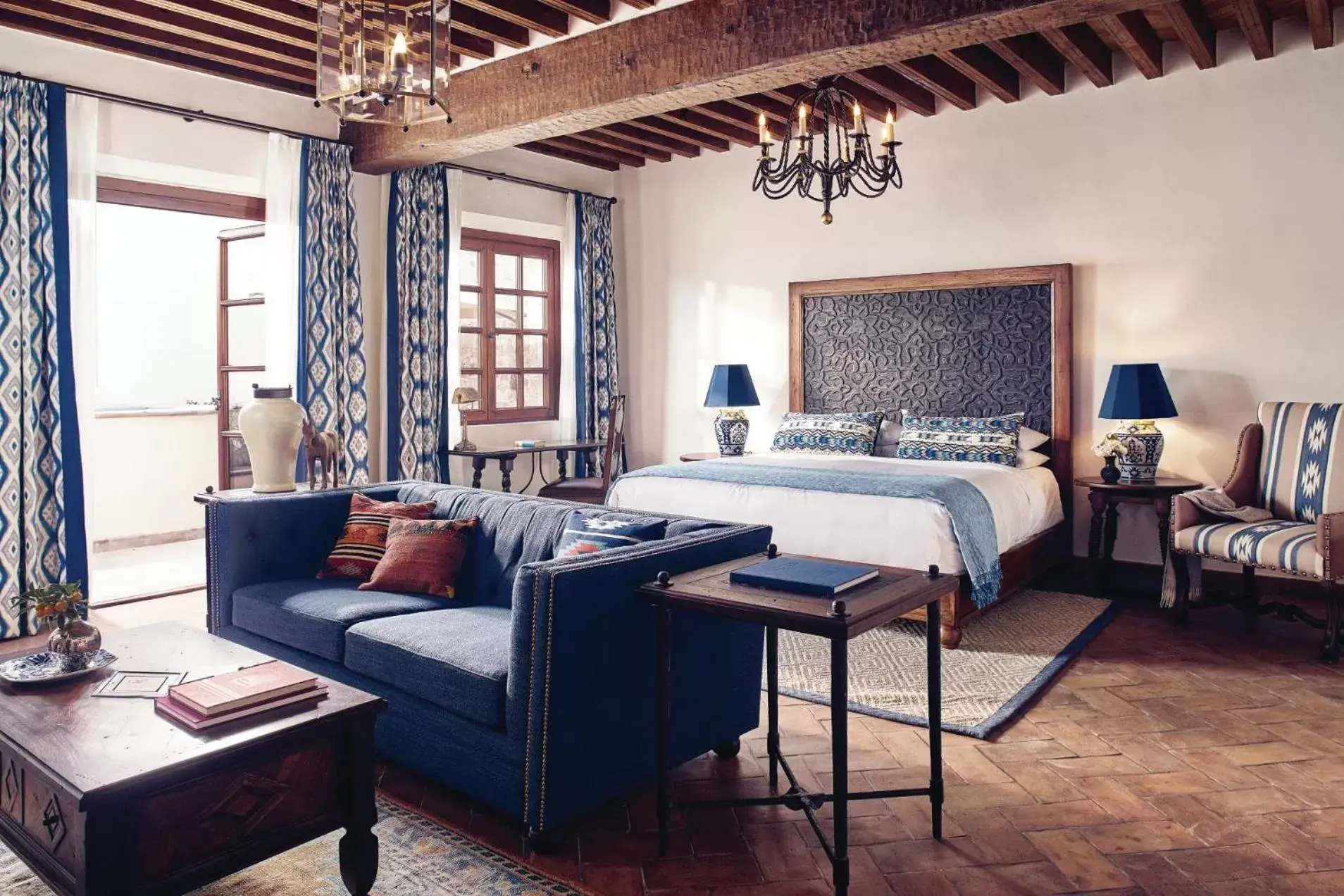 Seating area in Casa de Sierra Nevada, A Belmond Hotel, San Miguel de Allende