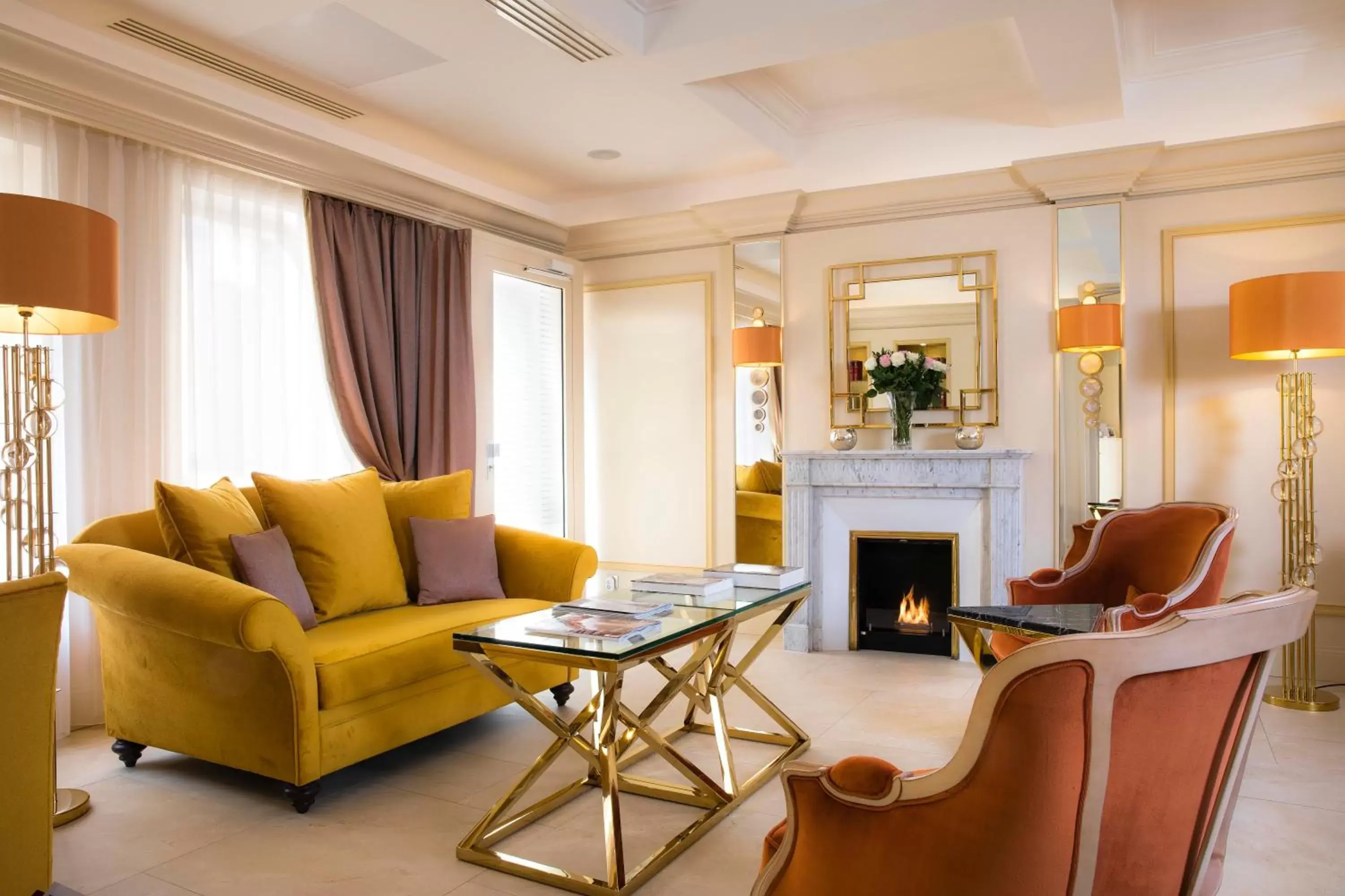 Living room, Seating Area in Hotel De Suede Saint Germain