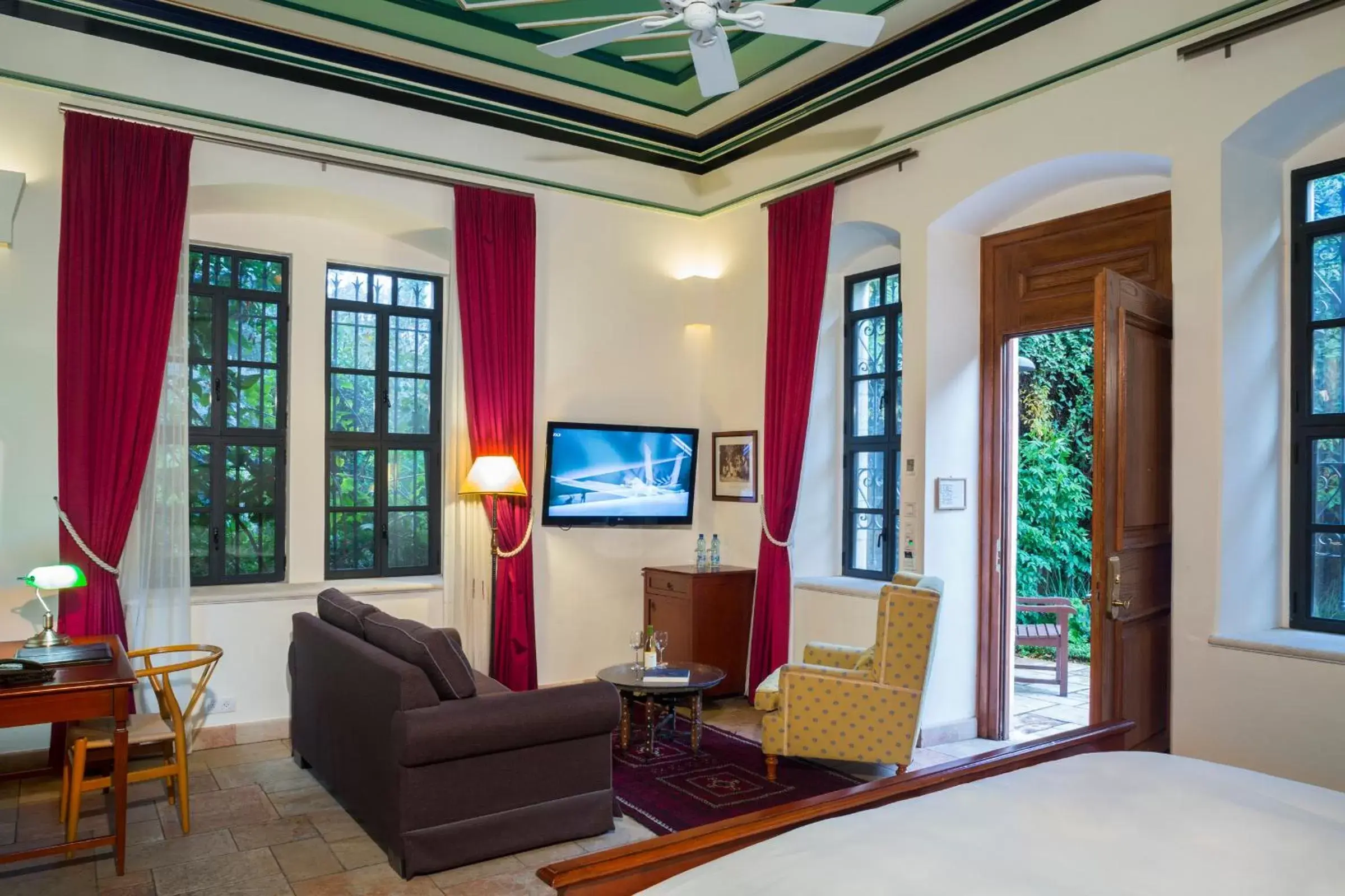 Seating area, TV/Entertainment Center in The American Colony Hotel - Small Luxury Hotels of the World