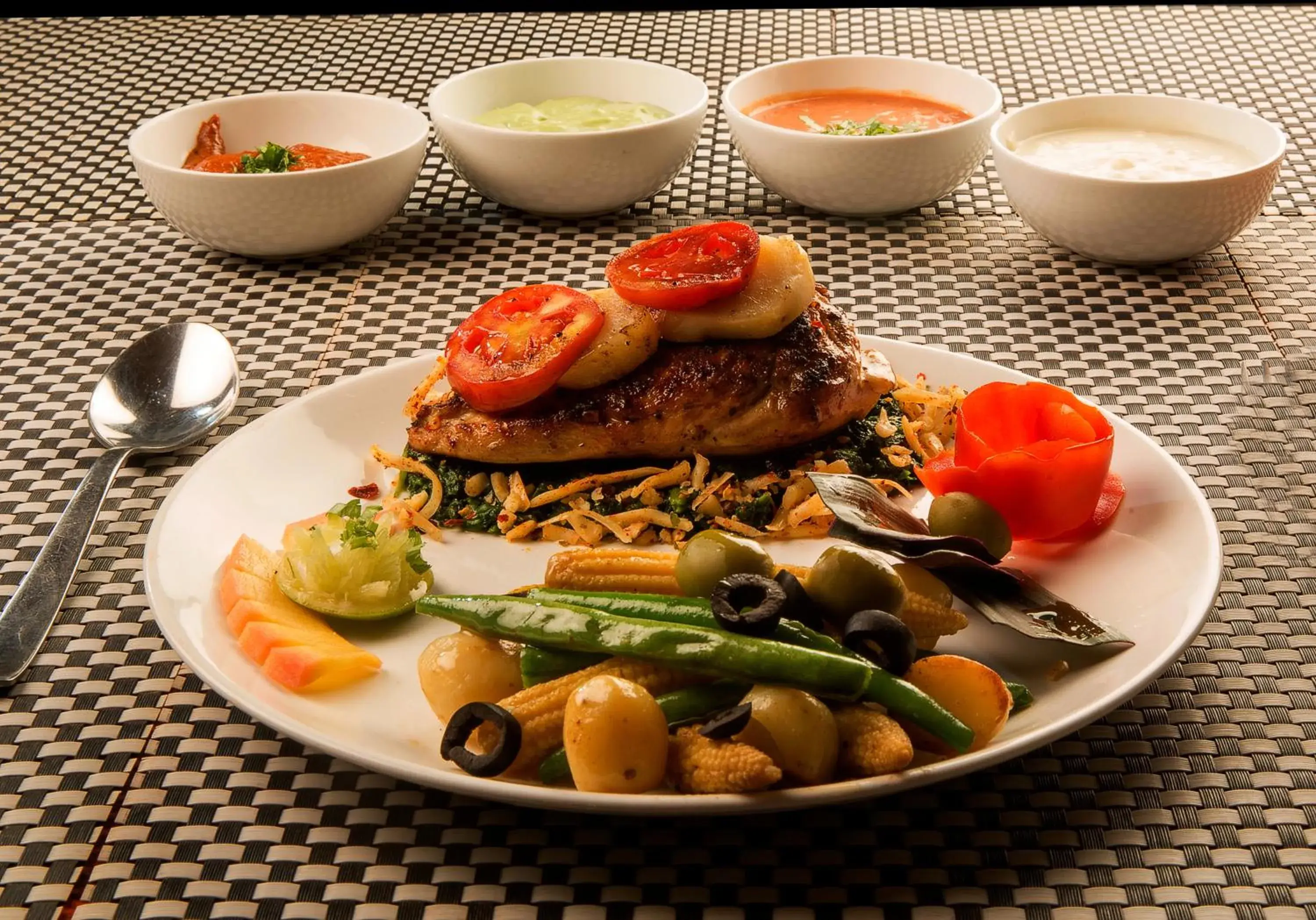 Food close-up in Ranthambhore National Resort