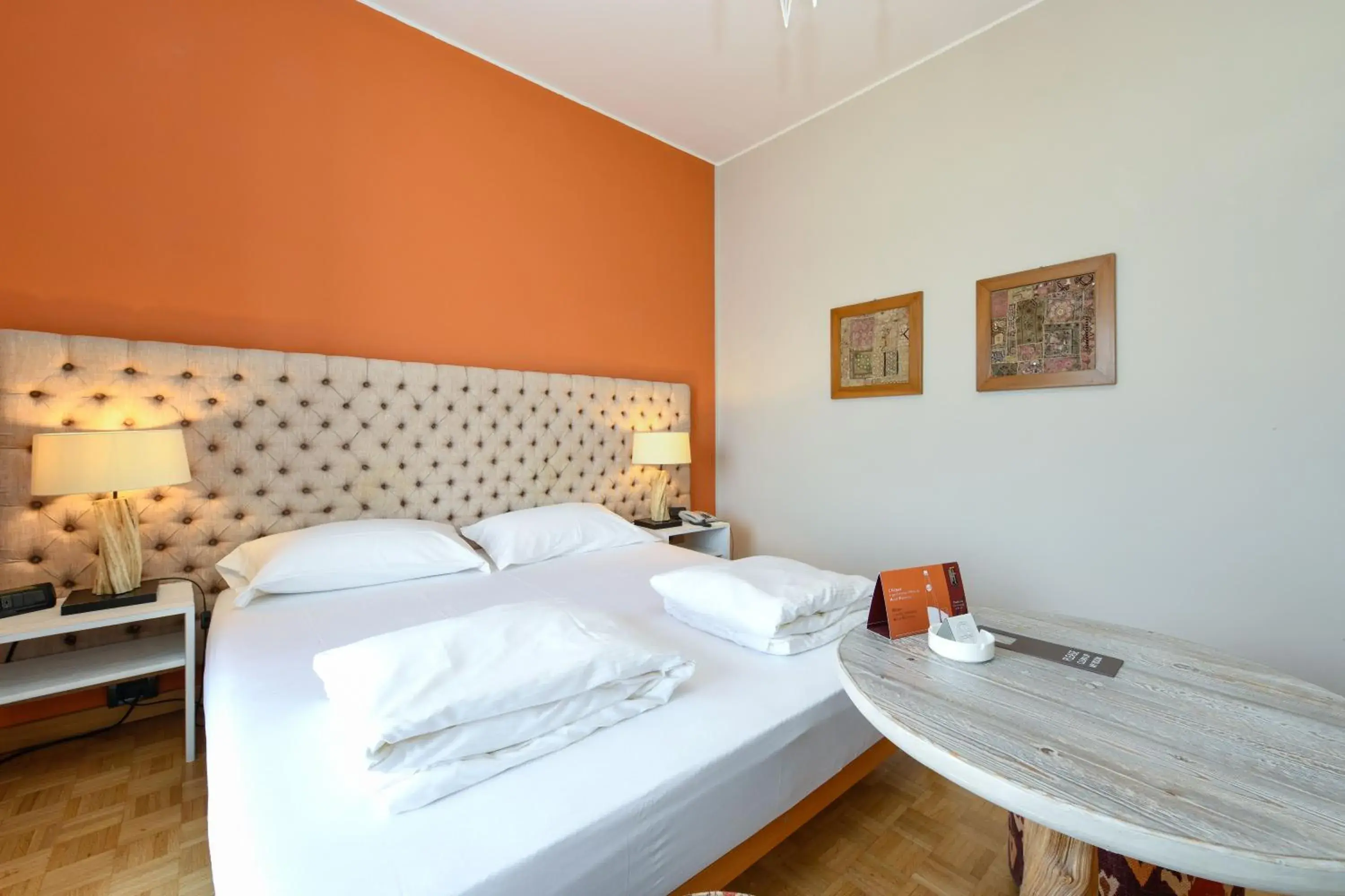 Bedroom, Bed in Hotel Flaminia