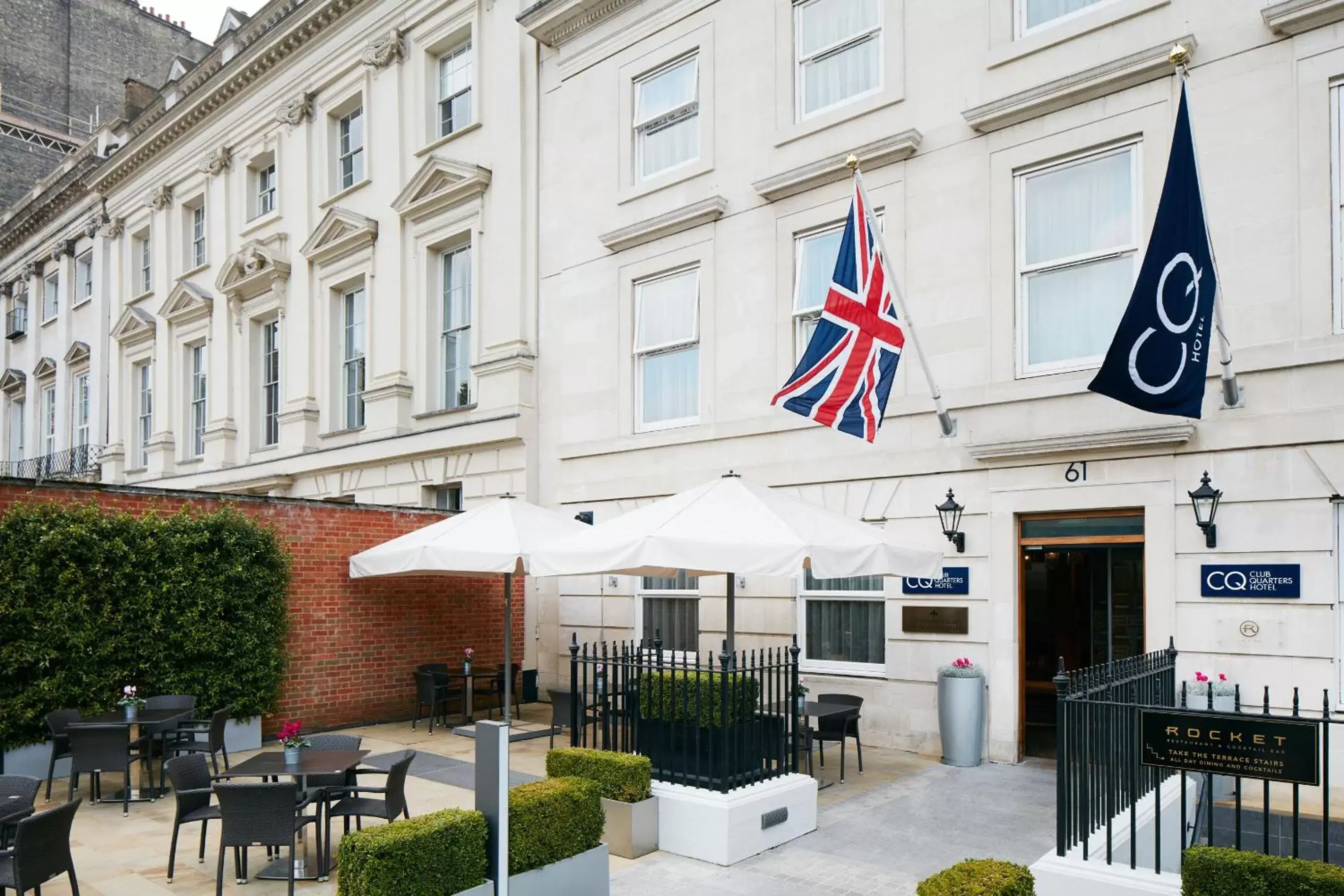 Facade/entrance in Club Quarters Hotel Covent Garden Holborn, London