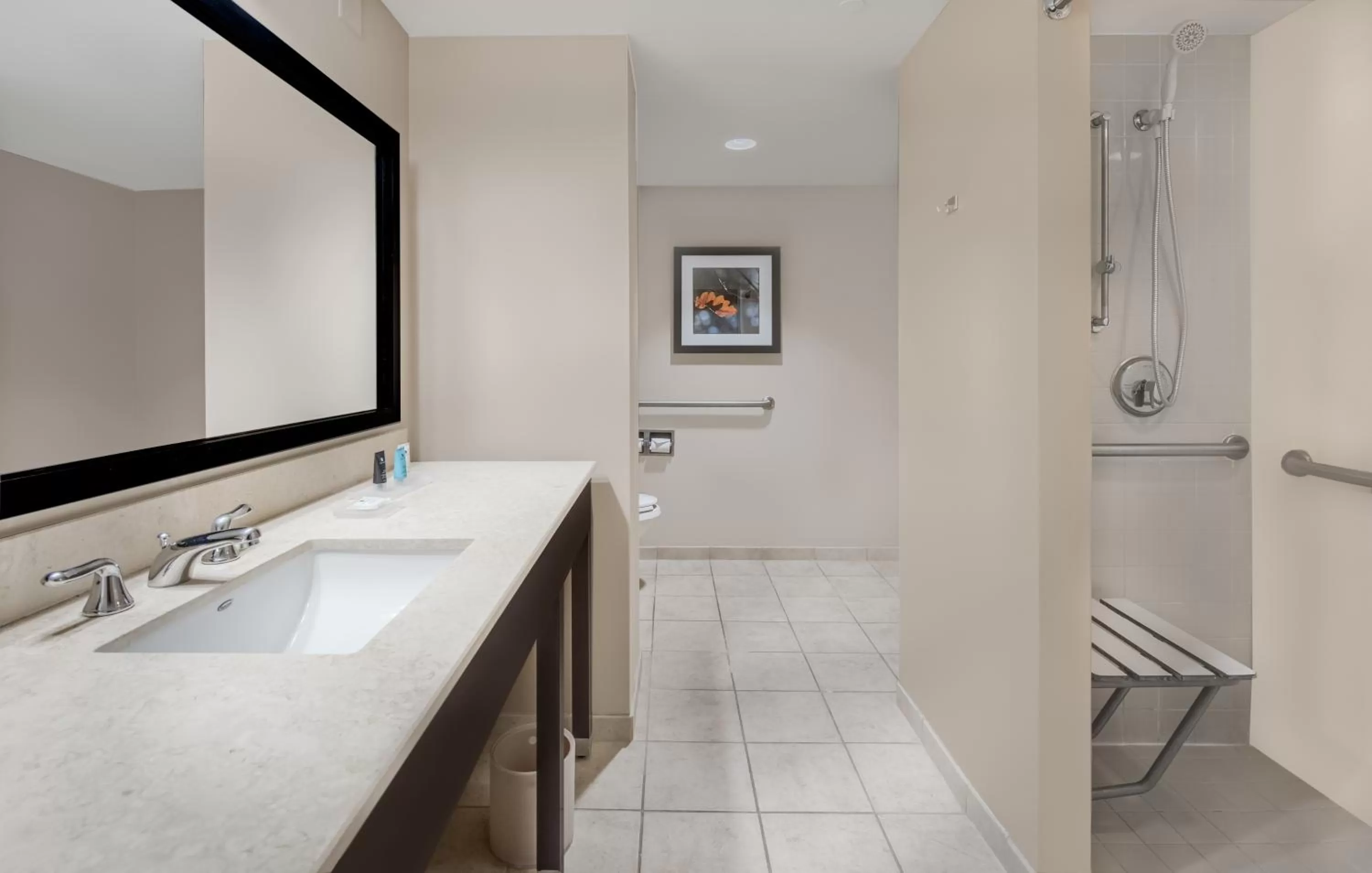Bathroom in Crowne Plaza Cleveland at Playhouse Square by IHG