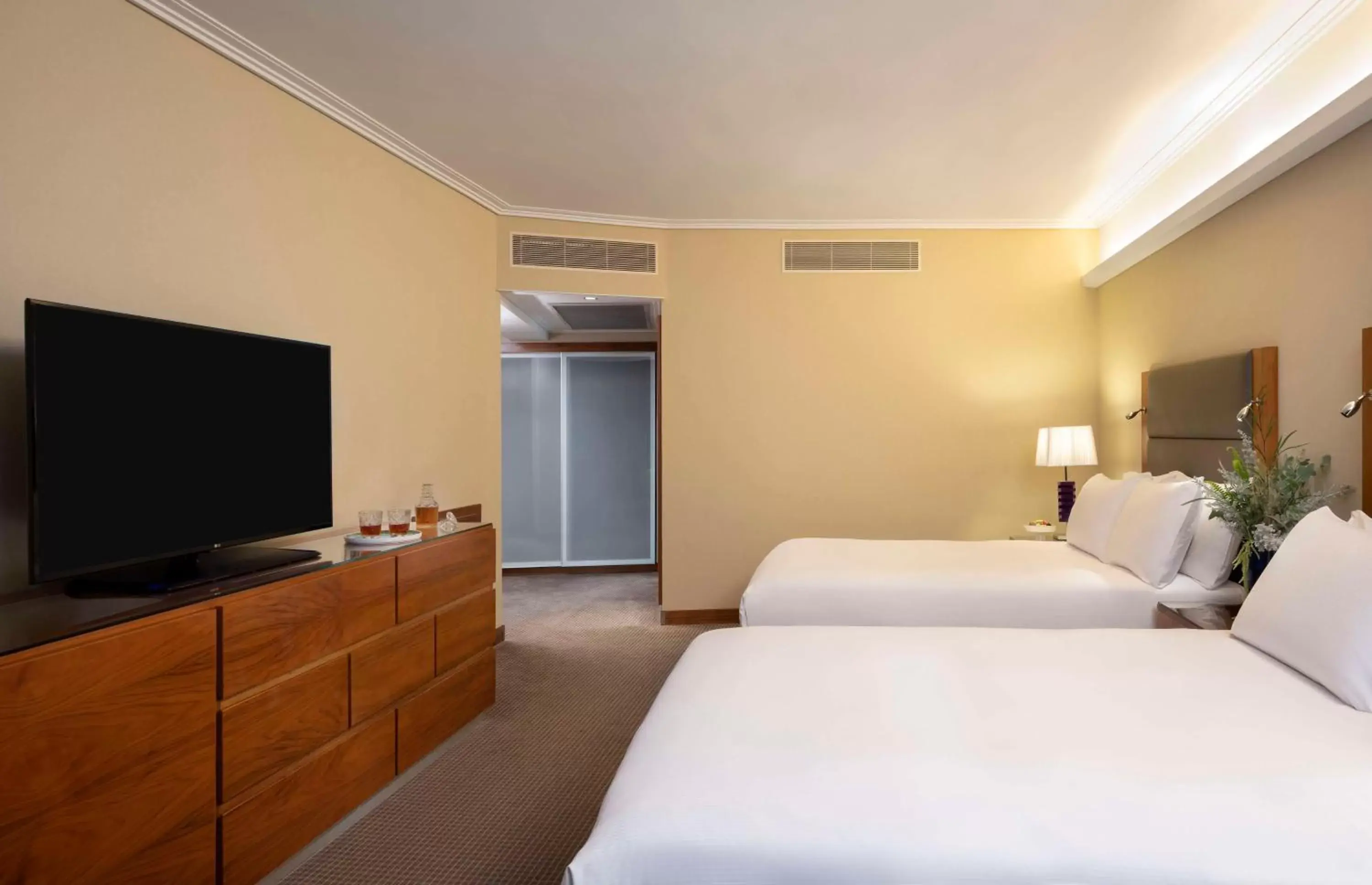 Grand Family Room with Sea View in Hilton Tel Aviv Hotel Grand Family Room with Sea View in Hilton Tel Aviv Hotel