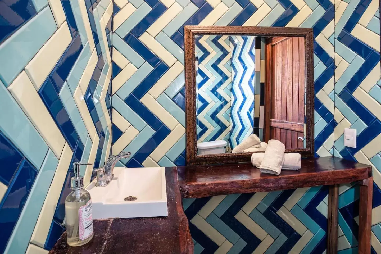 Bathroom in Hidden Treehouse Tulum Eco-Hotel