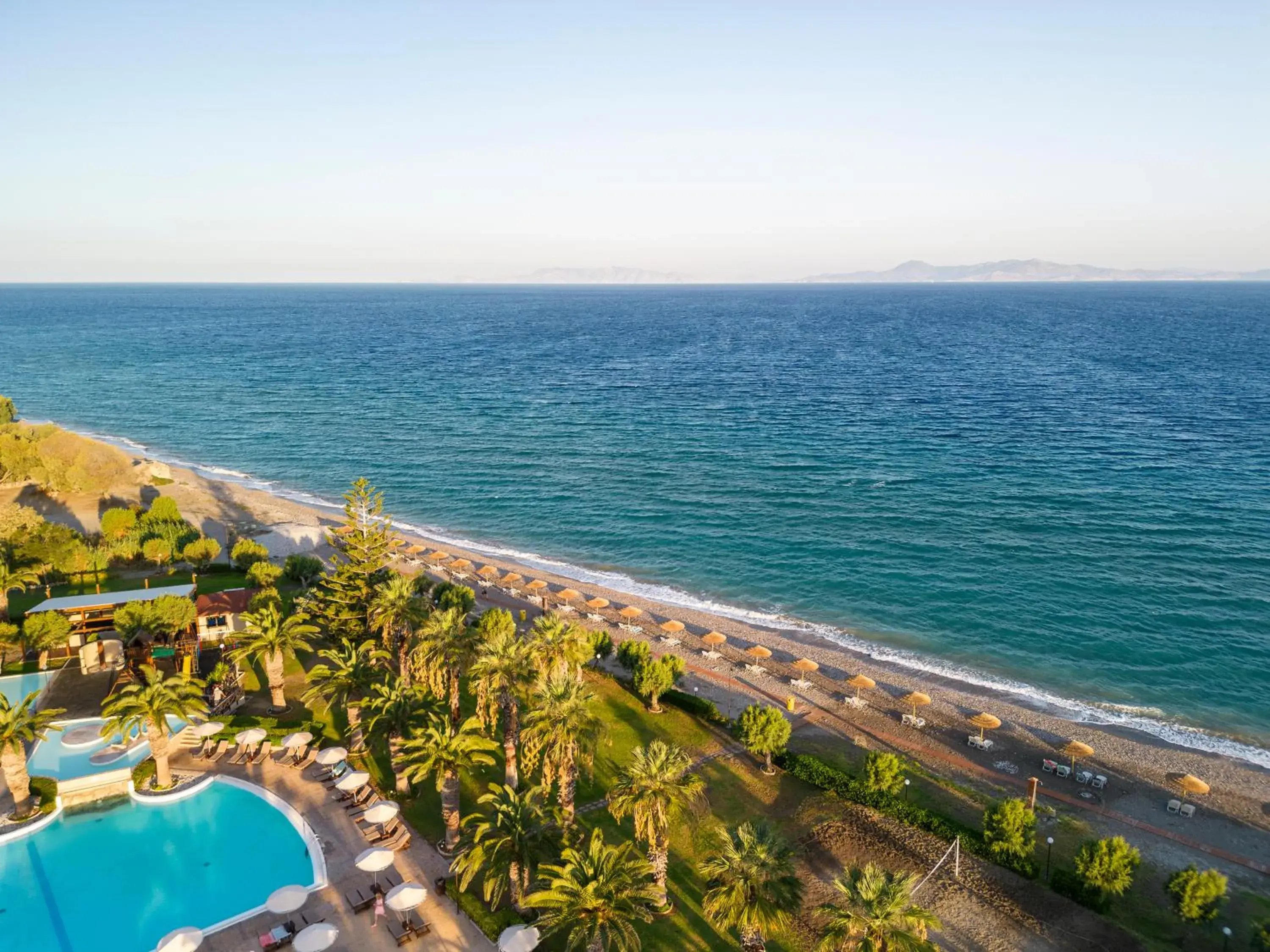 Beach, Bird's-eye View in D'Andrea Mare Beach Hotel