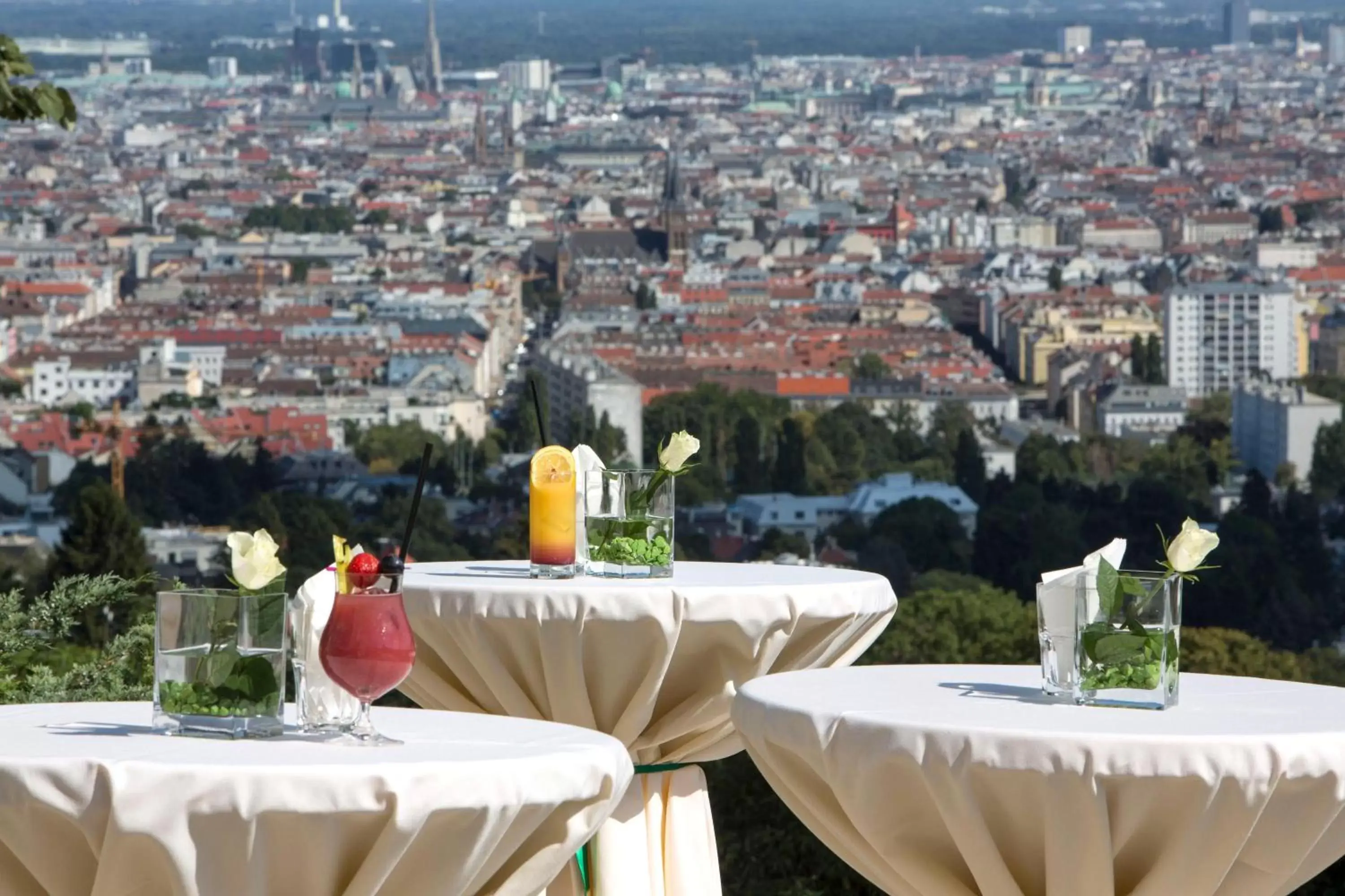 Balcony/Terrace, Restaurant/Places to Eat in Austria Trend Hotel Schloss Wilhelminenberg Wien