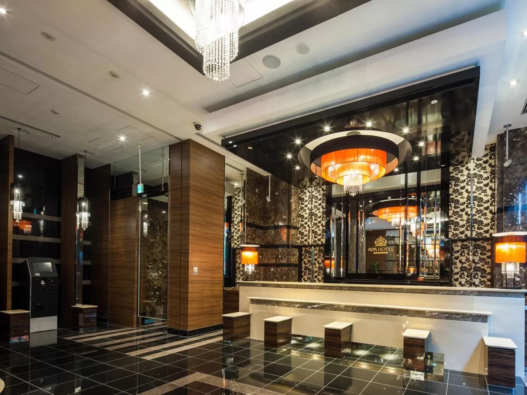 Lobby or reception, Lounge/Bar in APA Hotel Sugamo Ekimae