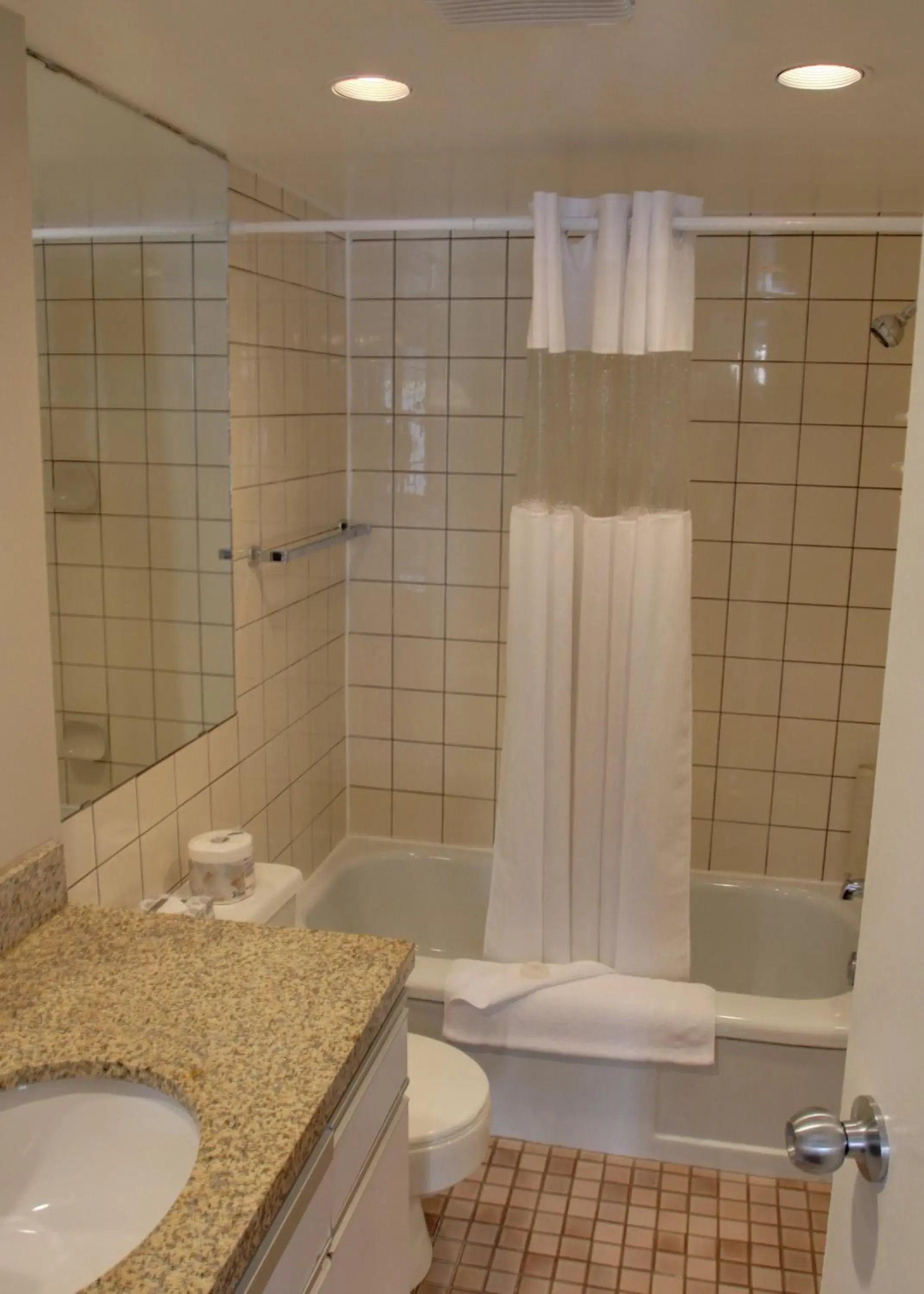 Bathroom in Rosellen Suites At Stanley Park