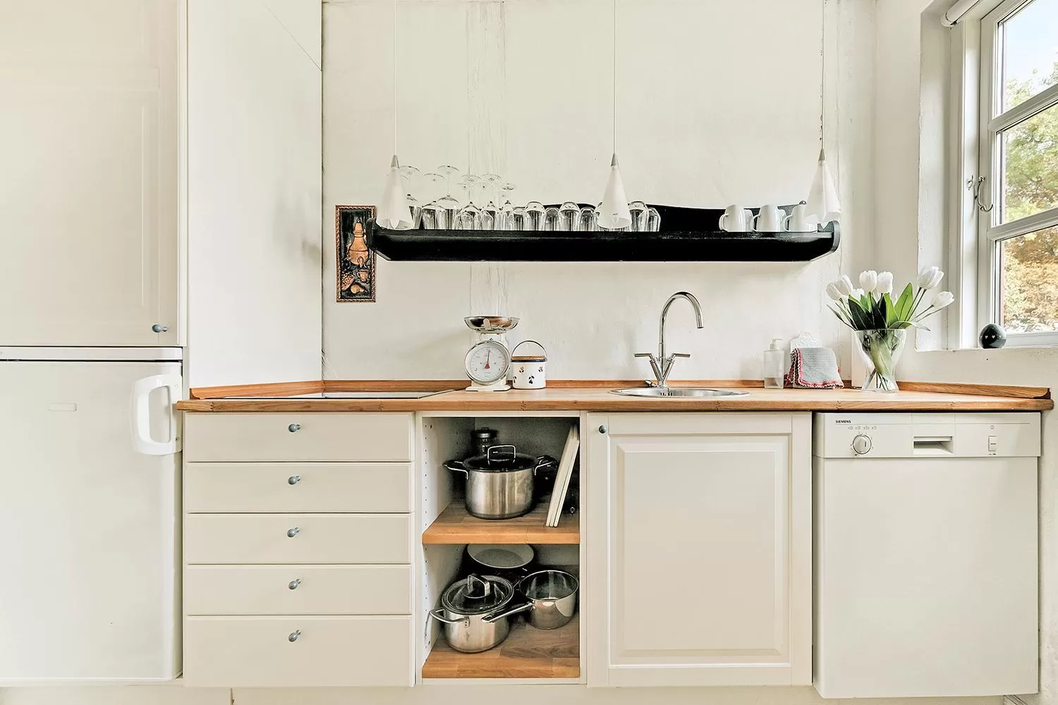 Kitchen or kitchenette in Åløkke BnB