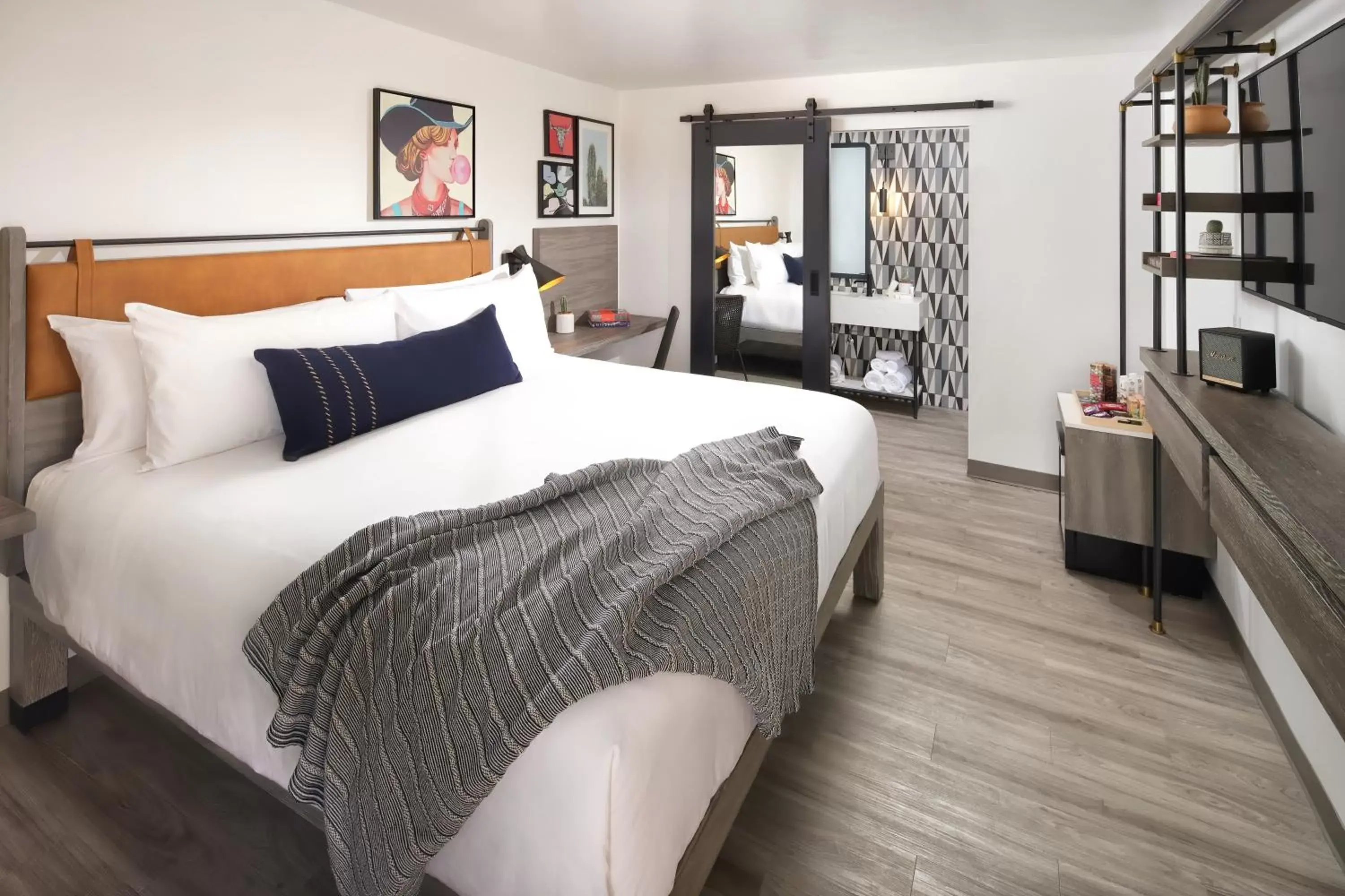 Bed in The Tuxon Hotel, Tucson, a Member of Design Hotels