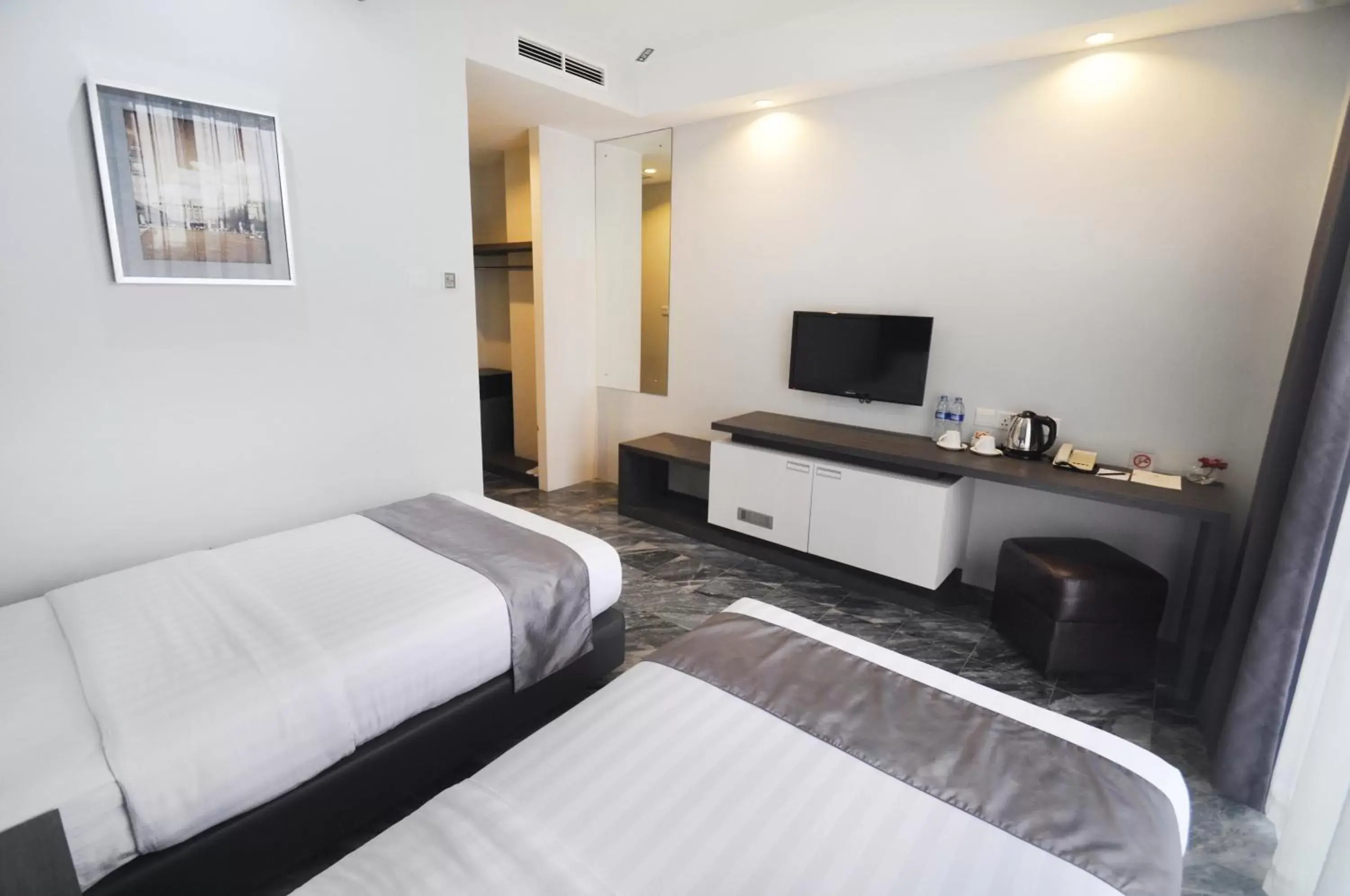 Bed in Dreamtel Jakarta