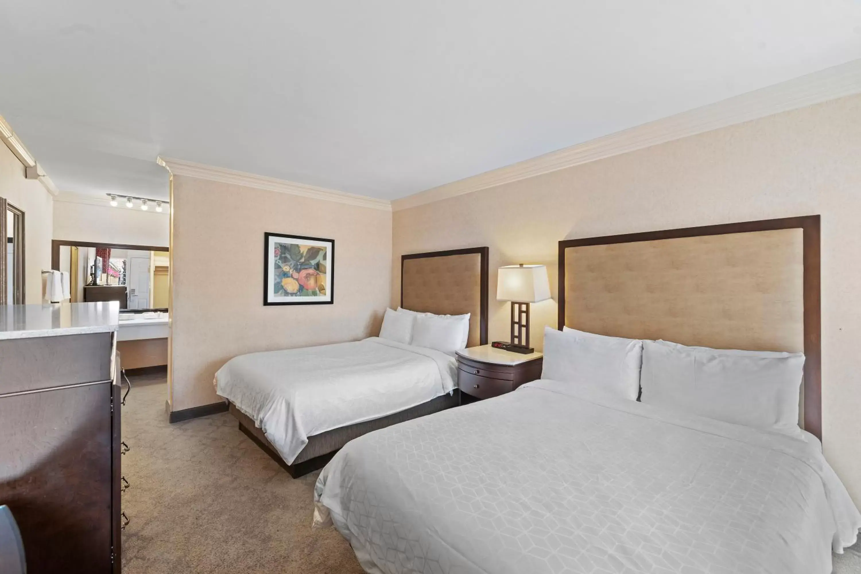 Bed in 14 West Hotel Laguna Beach