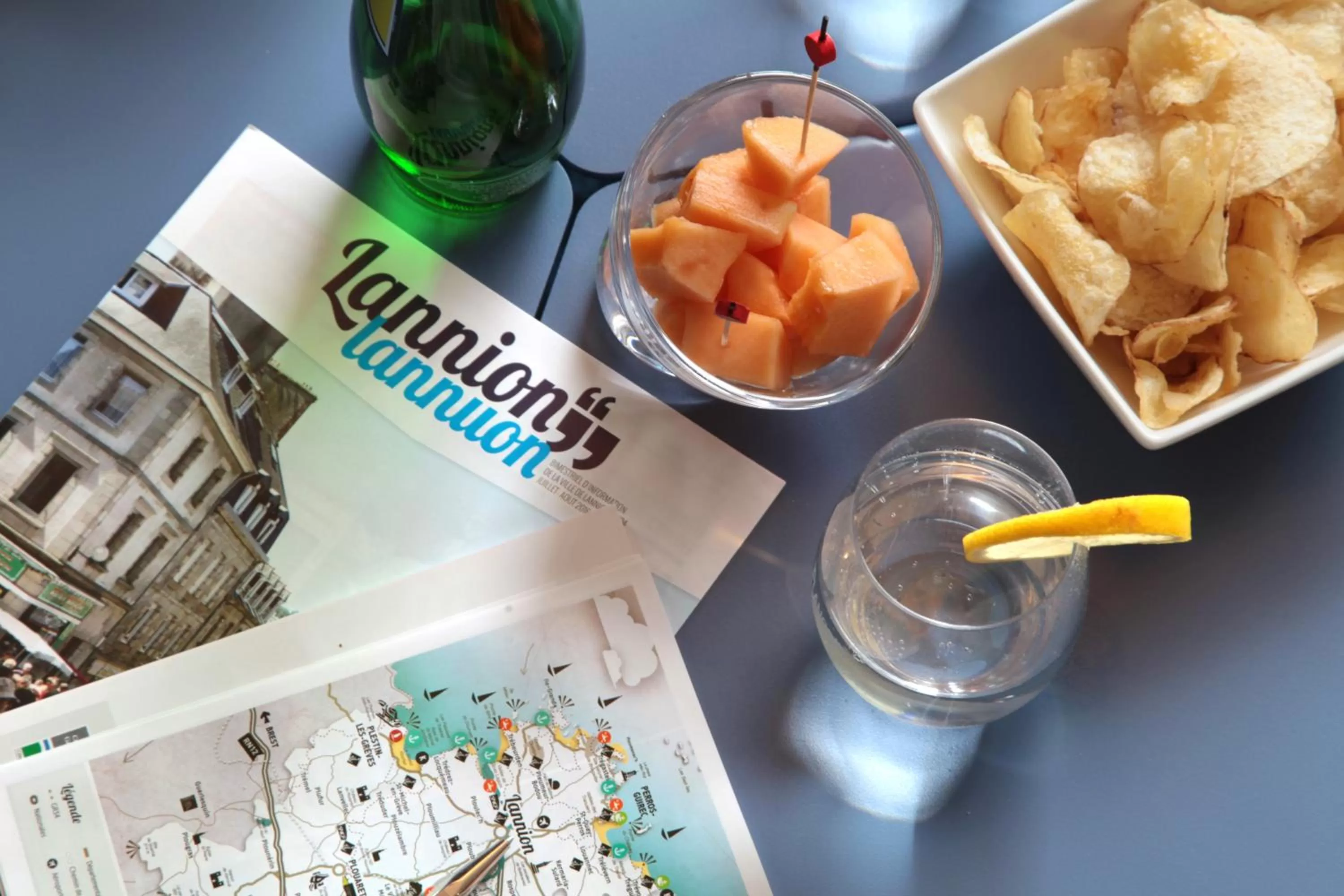 Lounge or bar in Kyriad Lannion-Perros-Guirec