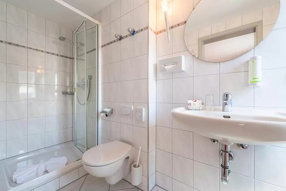 Bathroom in Hotel Neudeck