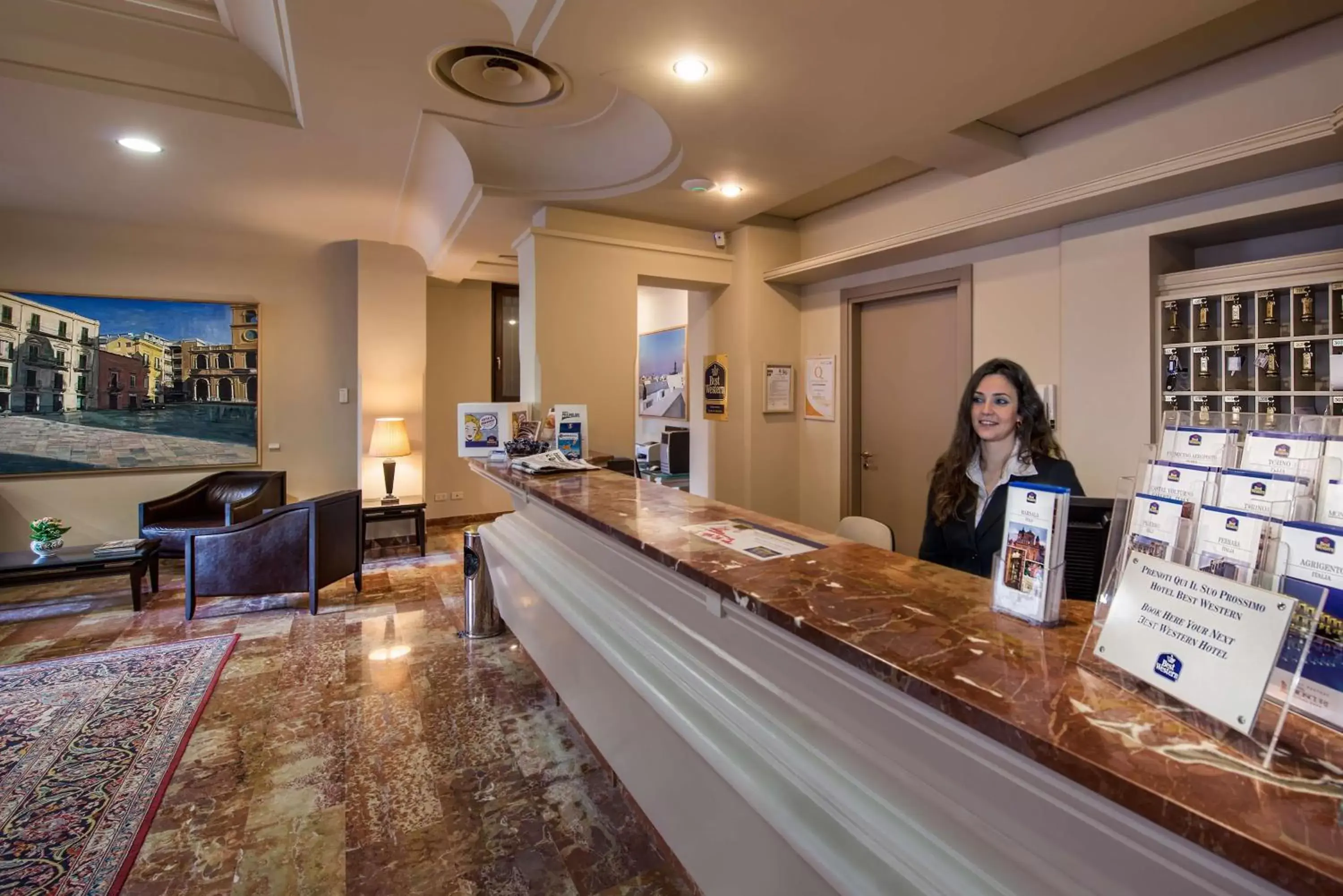 Lobby or reception, Lobby/Reception in Best Western Hotel Stella d'Italia