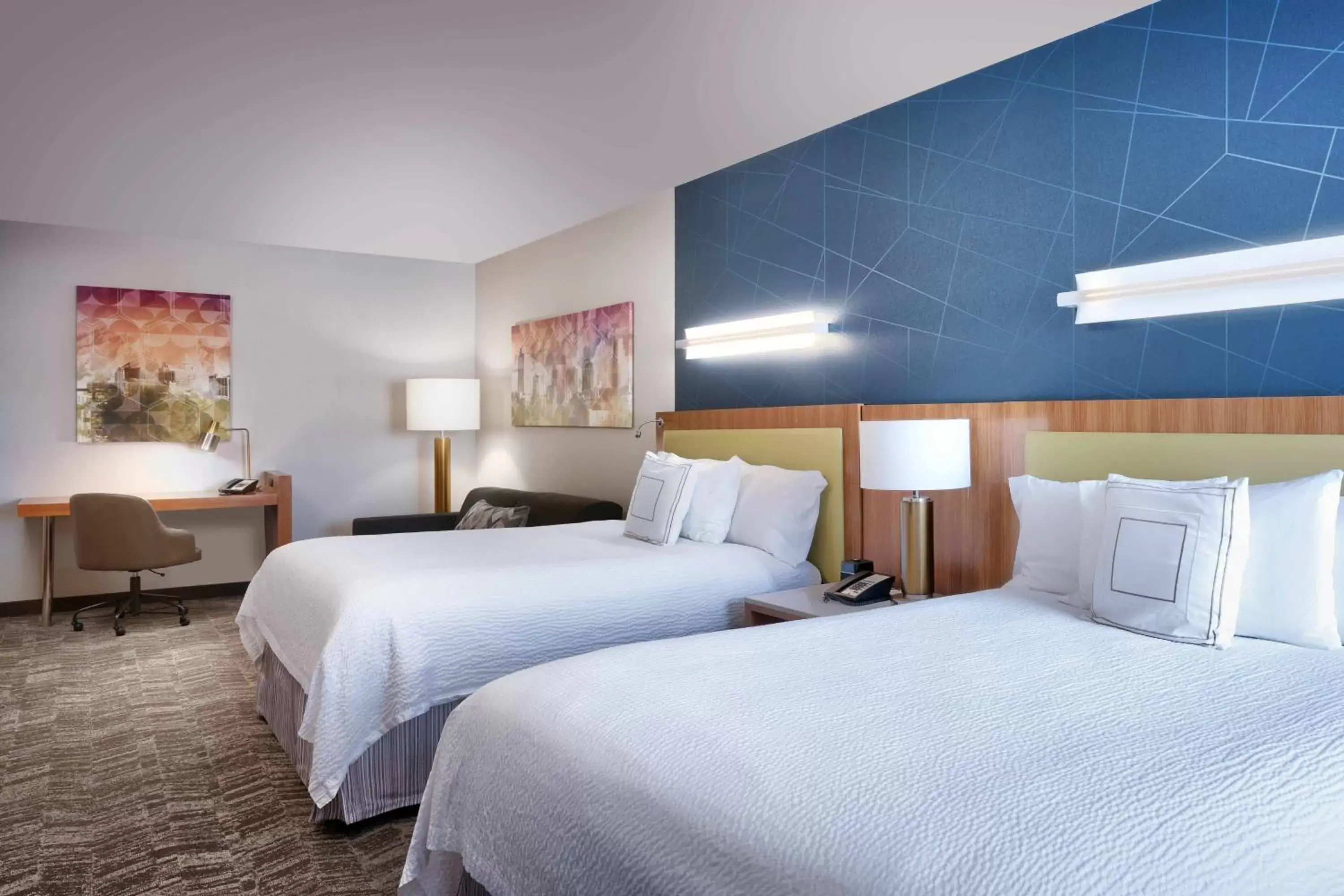 Bedroom, Bed in SpringHill Suites by Marriott Salt Lake City Draper