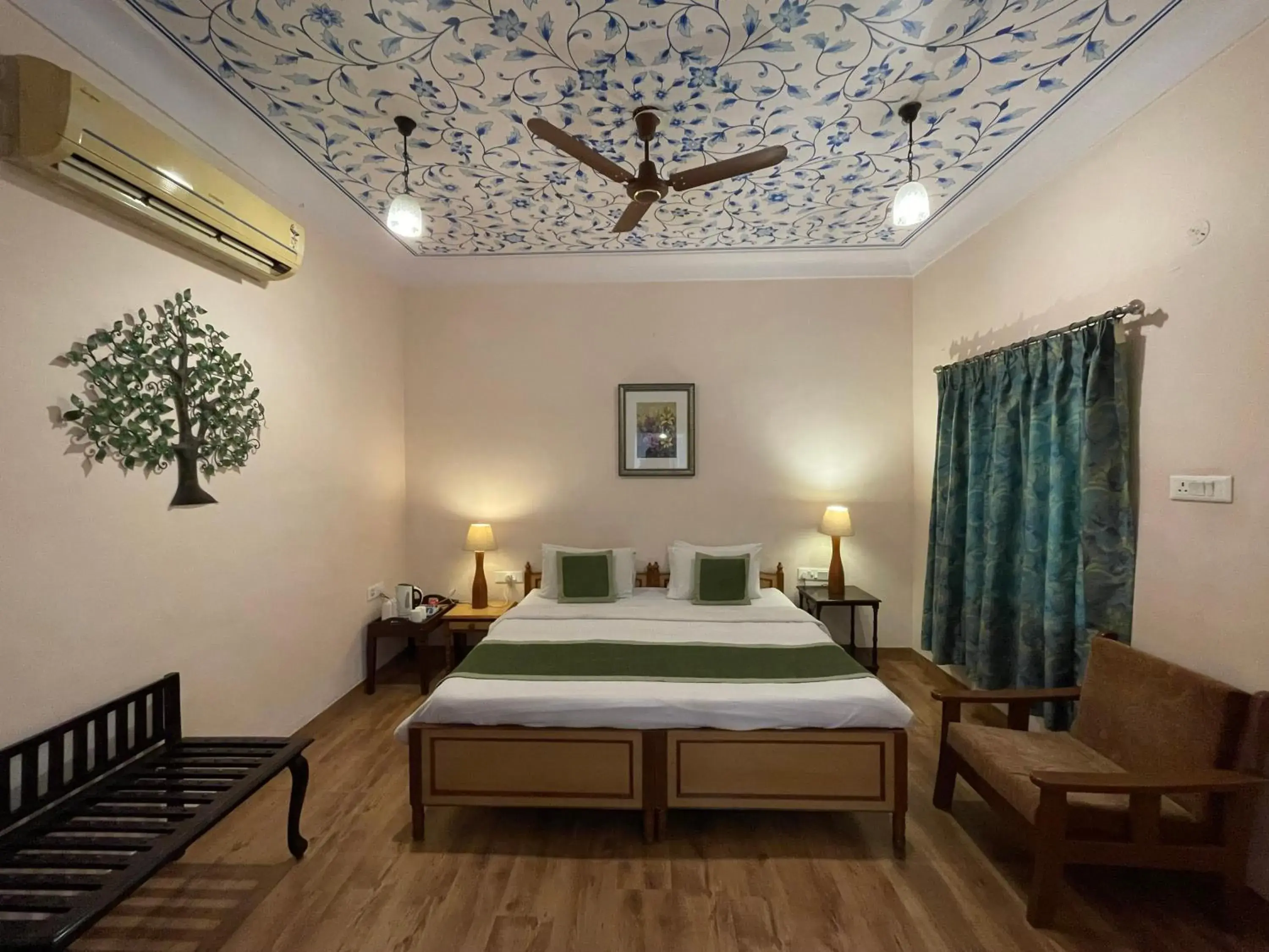 Photo of the whole room, Bed in Suryaa Villa Jaipur - A Boutique Heritage Haveli