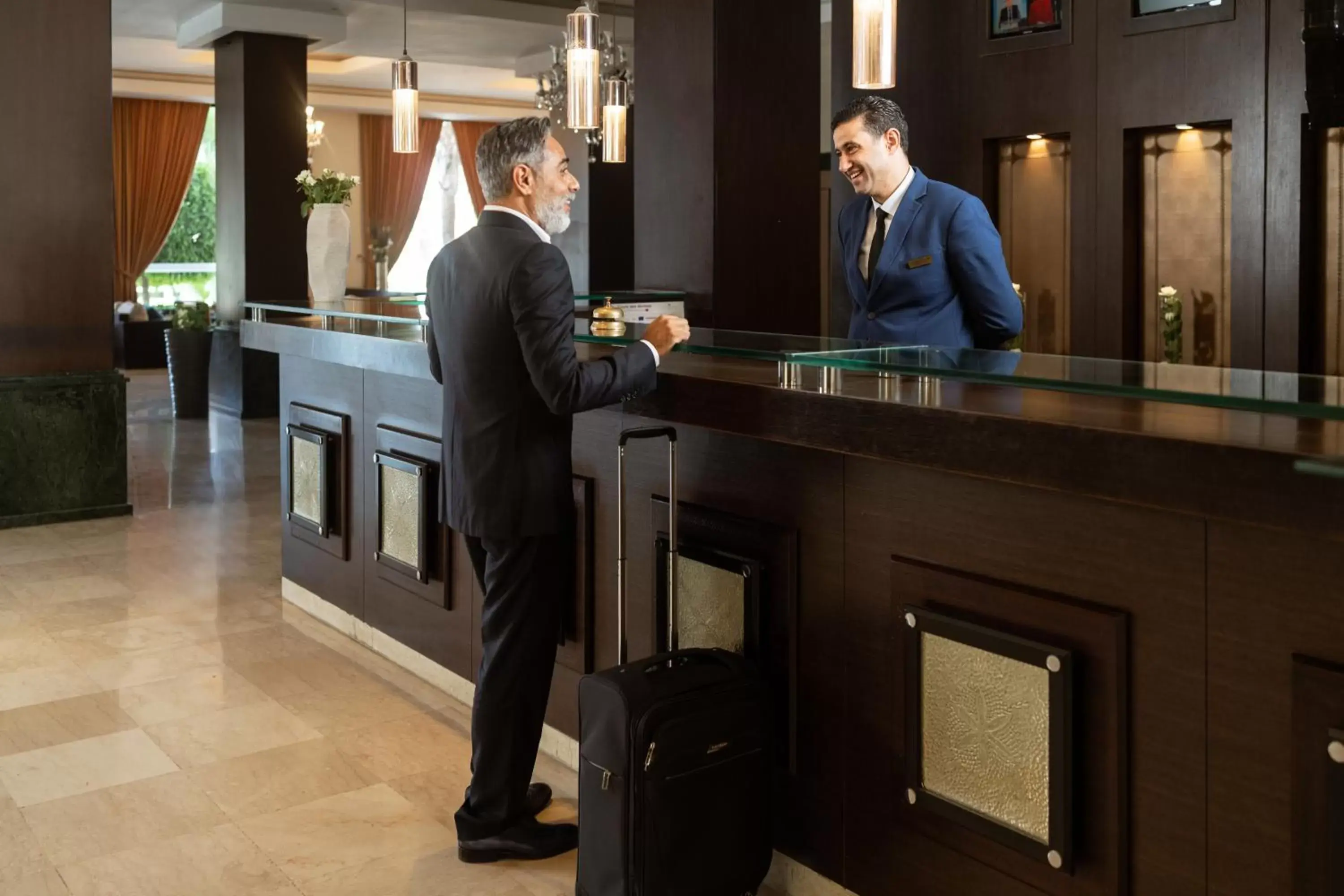 Lobby or reception in Terminus City Center Oujda Lobby or reception in Terminus City Center Oujda