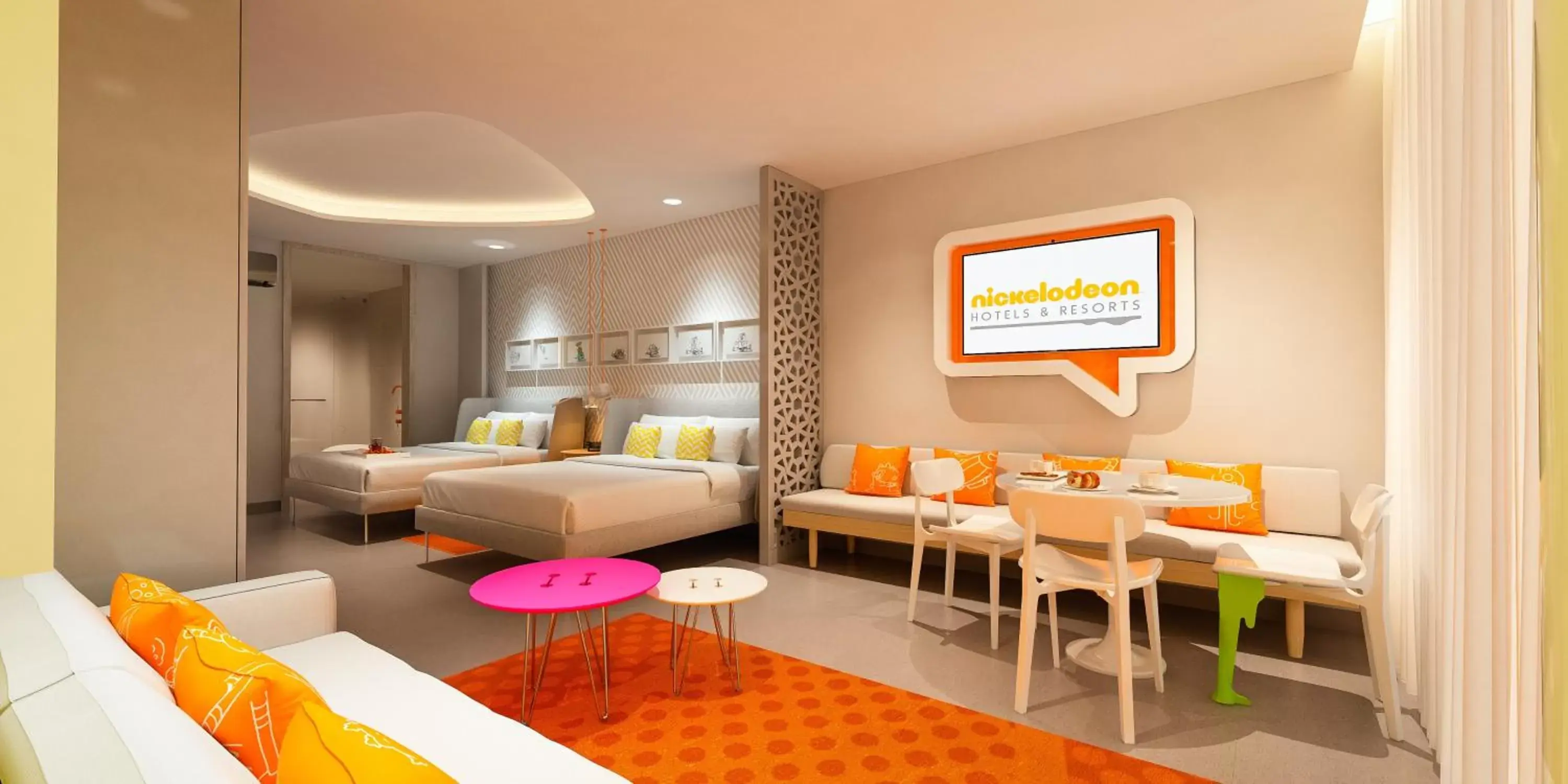 Photo of the whole room in Nickelodeon Hotels & Resorts Riviera Maya All Inclusive