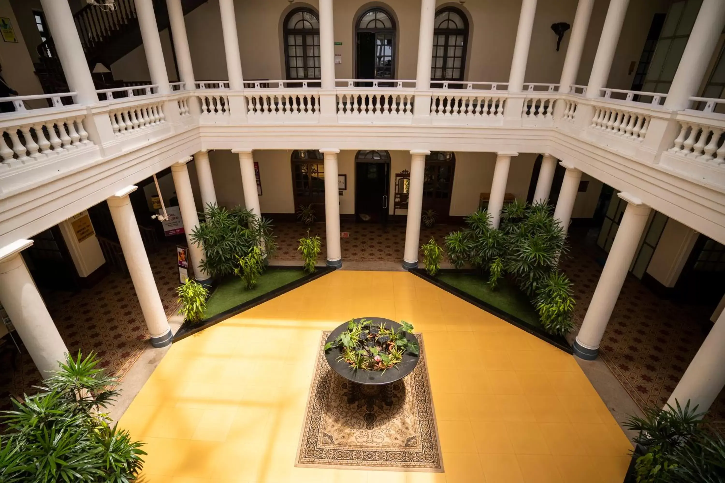 Inner courtyard view in Royal Orchid Brindavan Garden Mysore